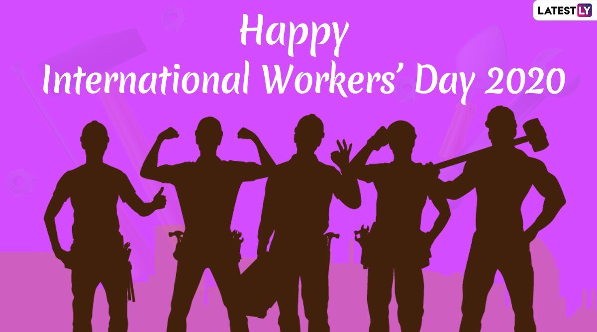 International Workers' Day Image & HD Wallpaper for Free Download Online: Wish Happy Labour Day 2020 With WhatsApp Stickers and GIF Greetings on May 1