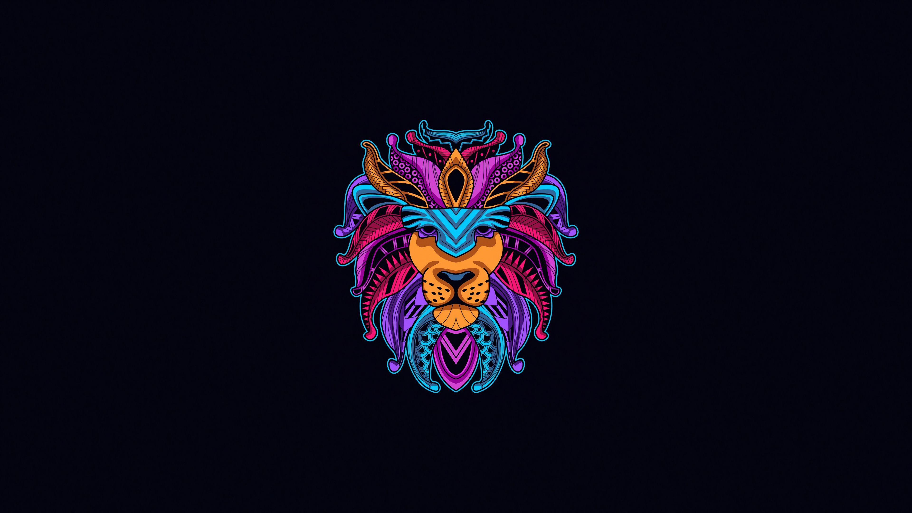 Minimalist Lion Wallpaper Free Minimalist Lion Background