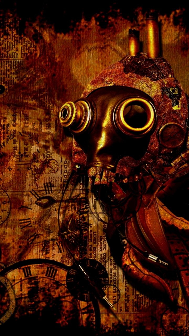 Steampunk iPhone Background