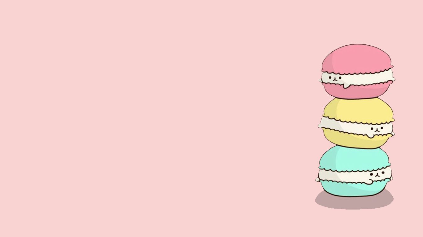 Desktop hd pink kawaii background wallpapers HD.