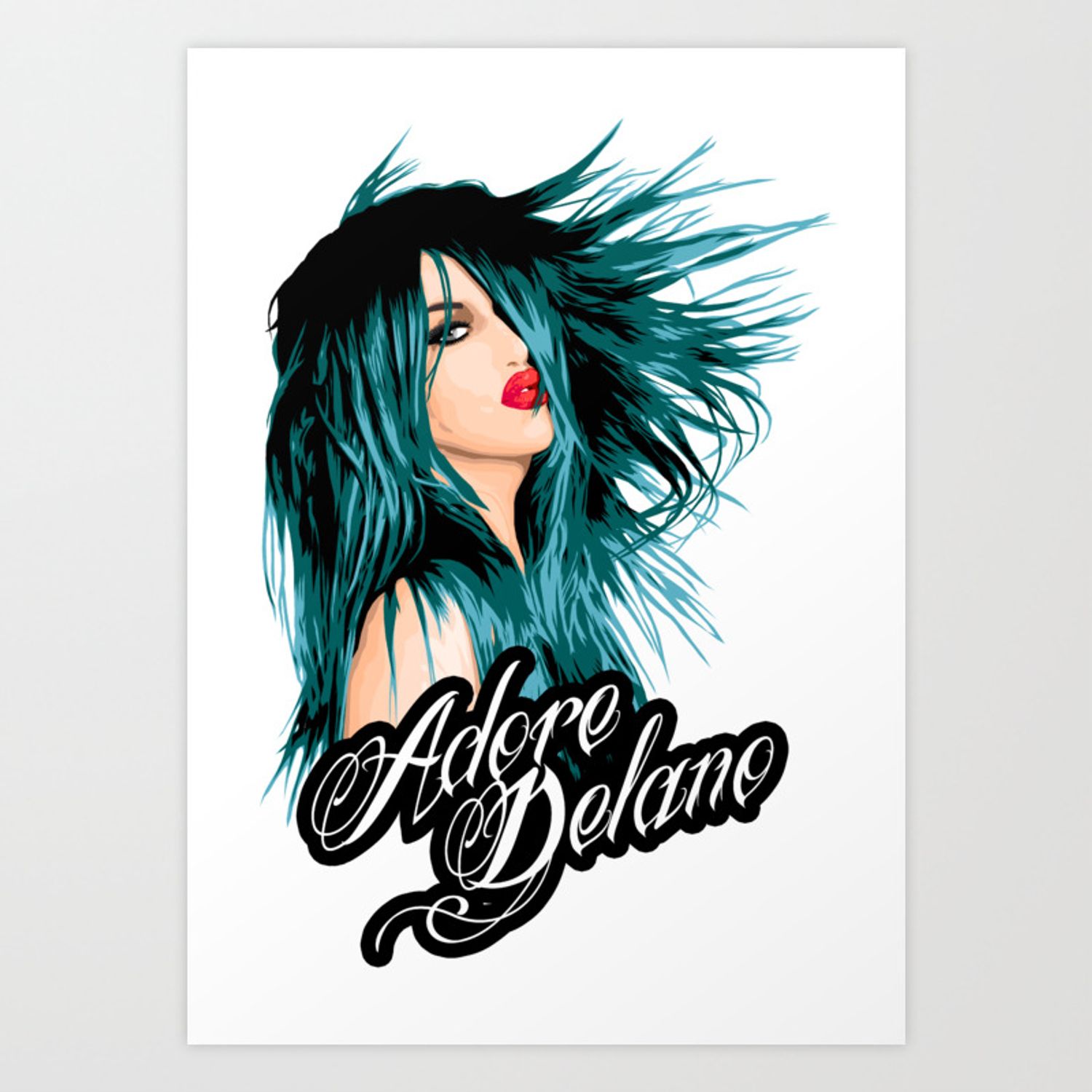 Adore Delano, RuPaul's Drag Race Queen Art Print