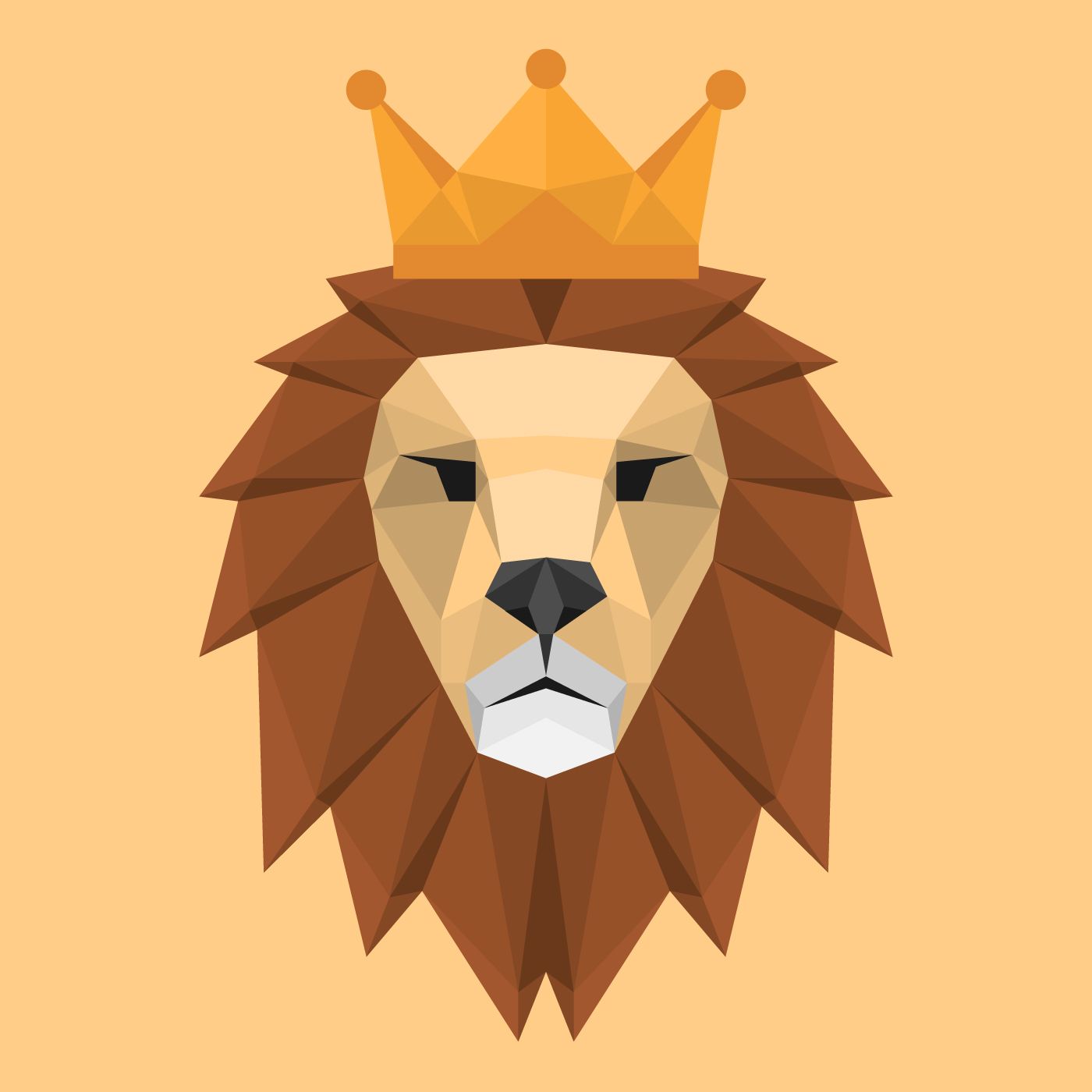 Geometric Lion Free Vector Art - (27 Free Downloads)