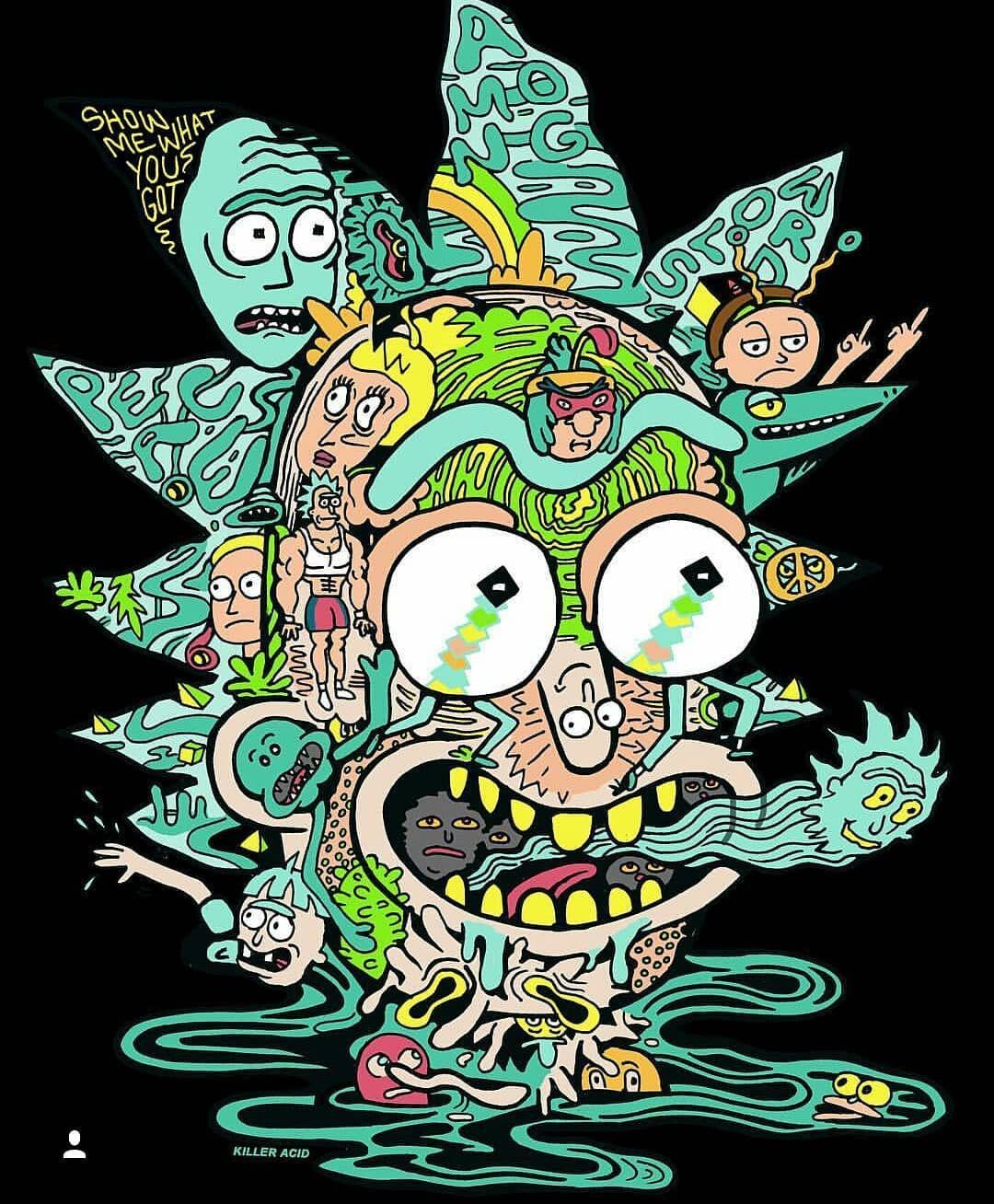 A collection of the top 50 rick and morty stoner wallpapers and backgrounds...