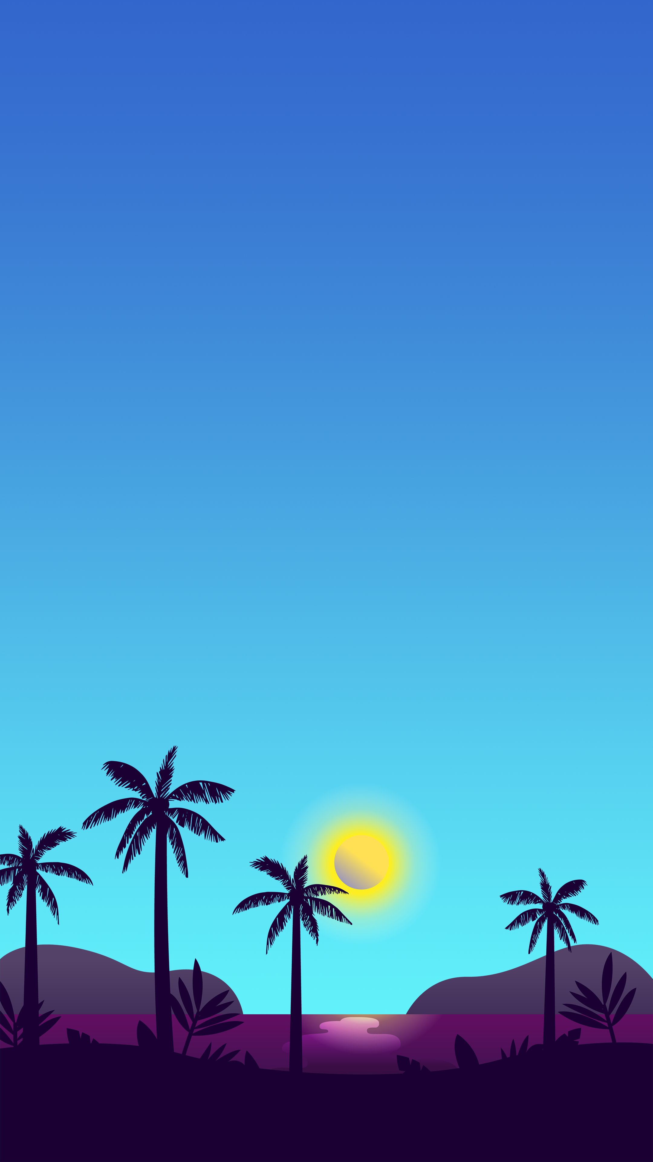minimalist aesthetic wallpaper iphone android 4k heroscreen blue sky