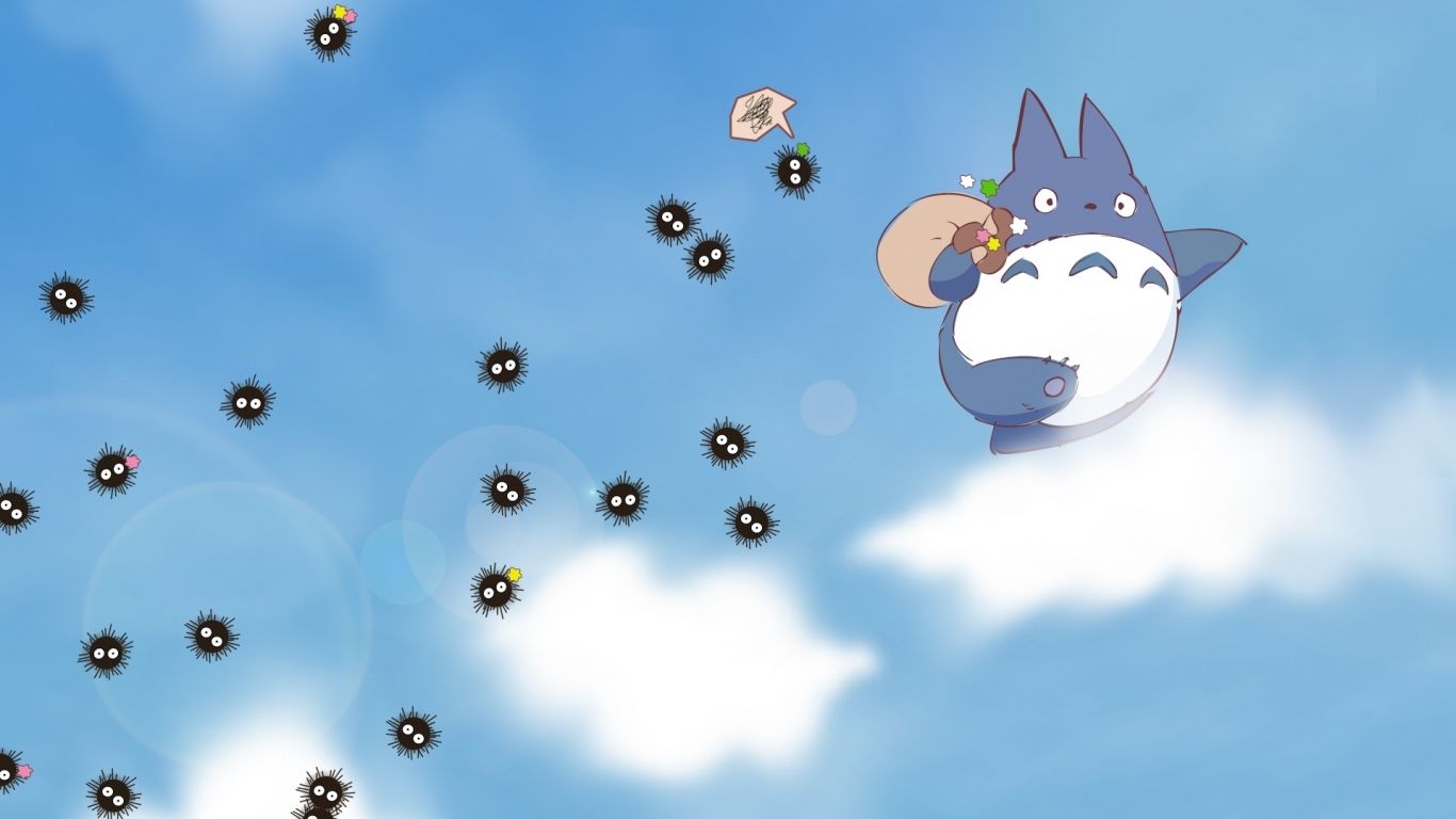Kawaii Totoro Desktop Wallpaper. My neighbor totoro, Totoro, Anime wallpaper