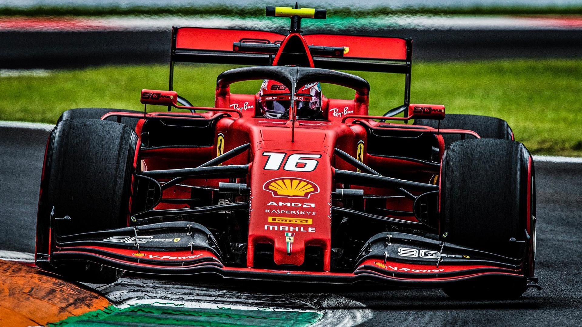 Charles Leclerc, Monza 2019. I think this is a great shot, it's my desktop wallpaper from a while