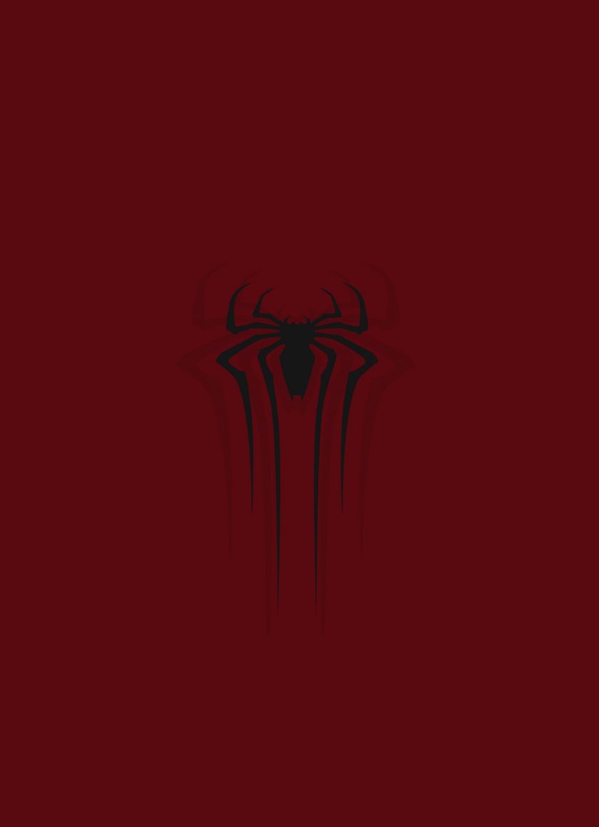 Download 840x1160 Wallpaper Spider Man, Minimal, Black Mark, Logo, Iphone Iphone 4s, Ipod Touch, 840x1160 HD Image, Background, 15191
