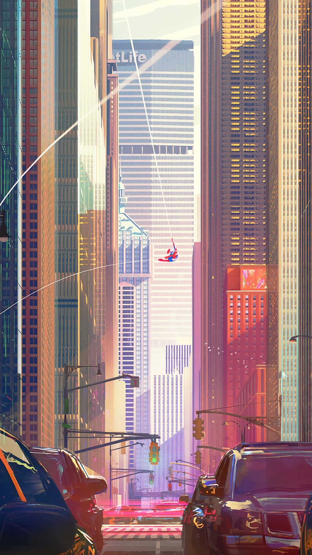 Spiderman City Buildings 4k Mobile Wallpaper (iPhone, Android, Samsung, Pixel, Xiaomi). Marvel characters art, Marvel wallpaper, Marvel artwork