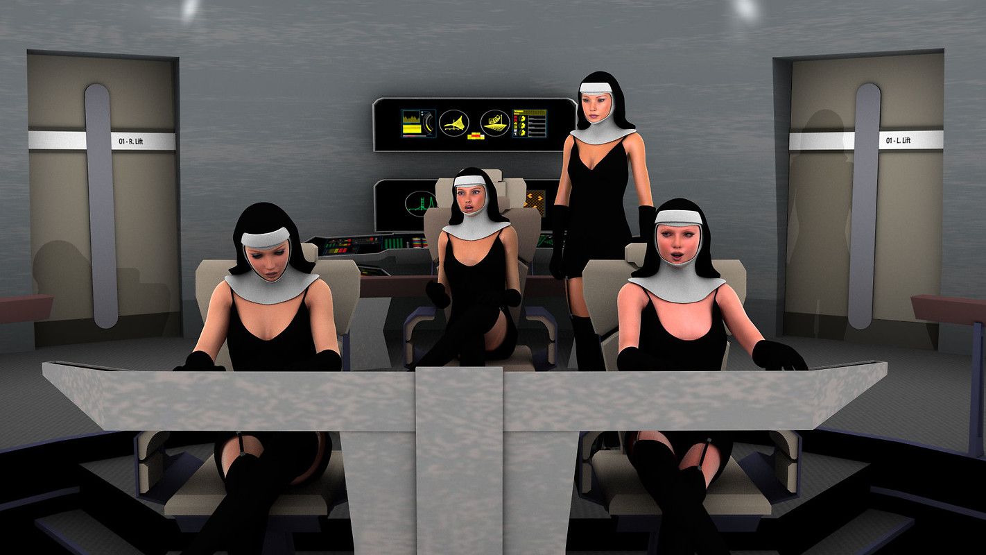 Nuns In Space Free Wallpaper download Free Nuns In Space HD Wallpaper to your mobile phone or tablet
