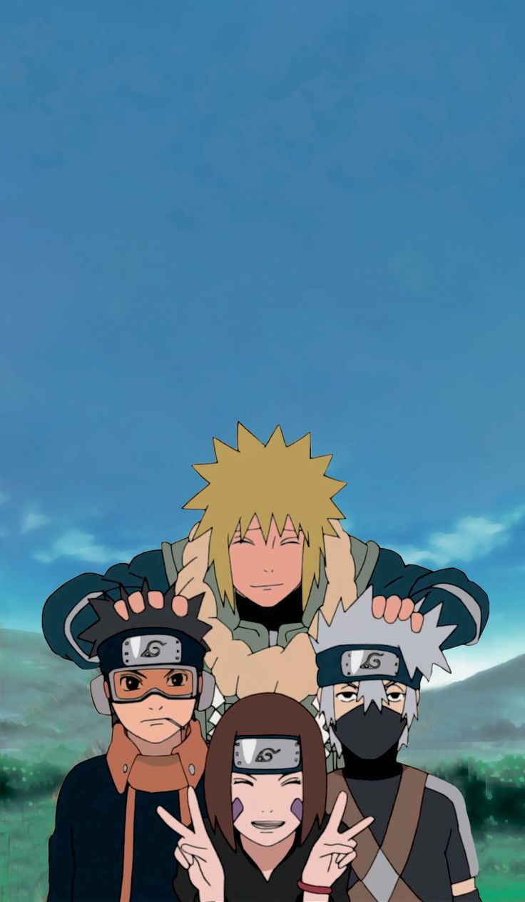 Team Minato. Wallpaper - Wallpaper naruto shippuden, Naruto shippuden anime, Naruto minato