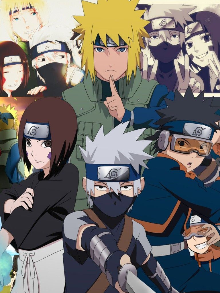 time Minato wallpaper. Team minato, Naruto kakashi, Naruto