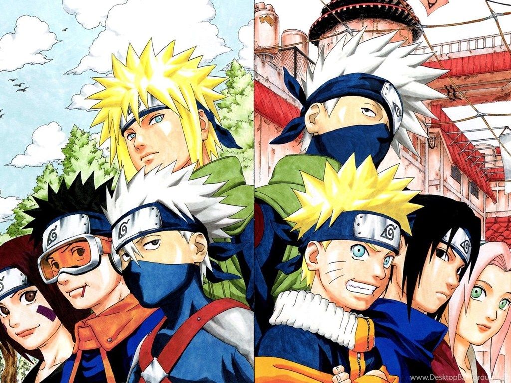 Team Minato And Team Kakashi Naruto Manga Wallpaper Imgur Desktop Background
