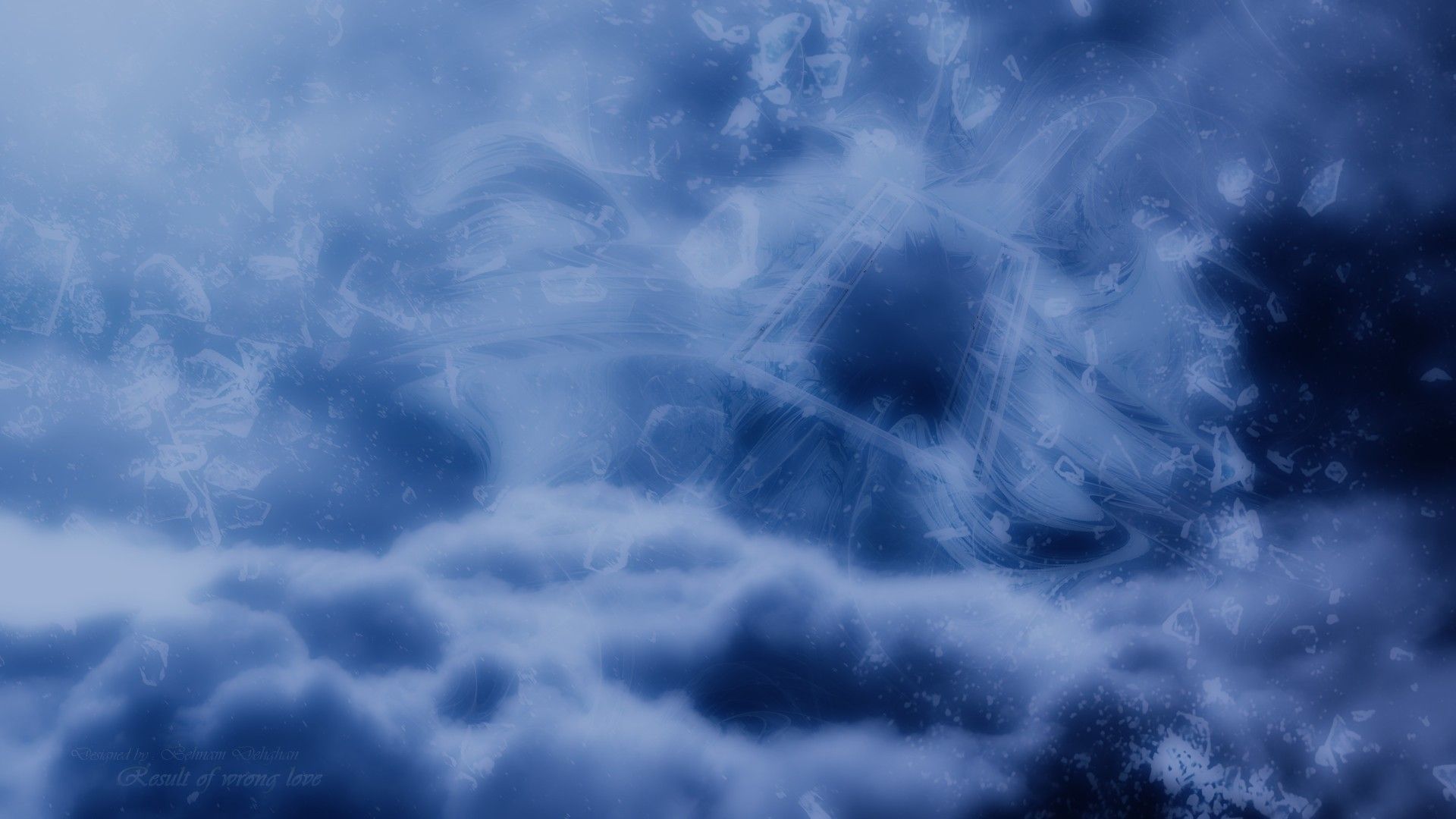 Blue Aesthetic Cloud Wallpaper