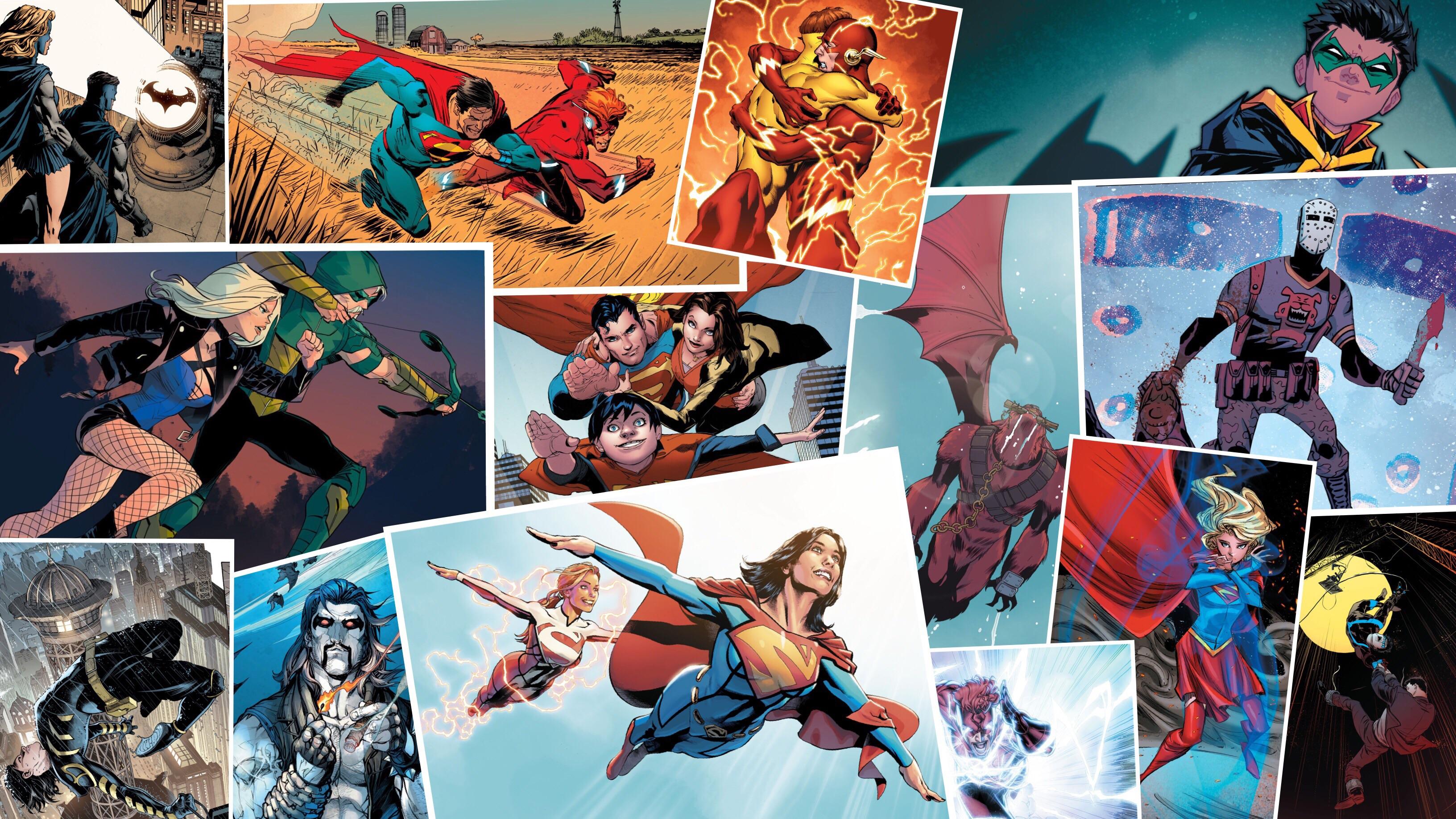 Fan Art DC Rebirth Desktop Wallpaper (IDK artist, sorry!): DCcomics
