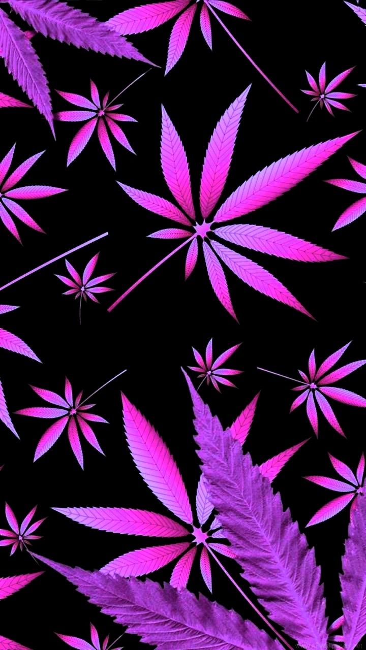 Purple Weed Stoner Wallpaper