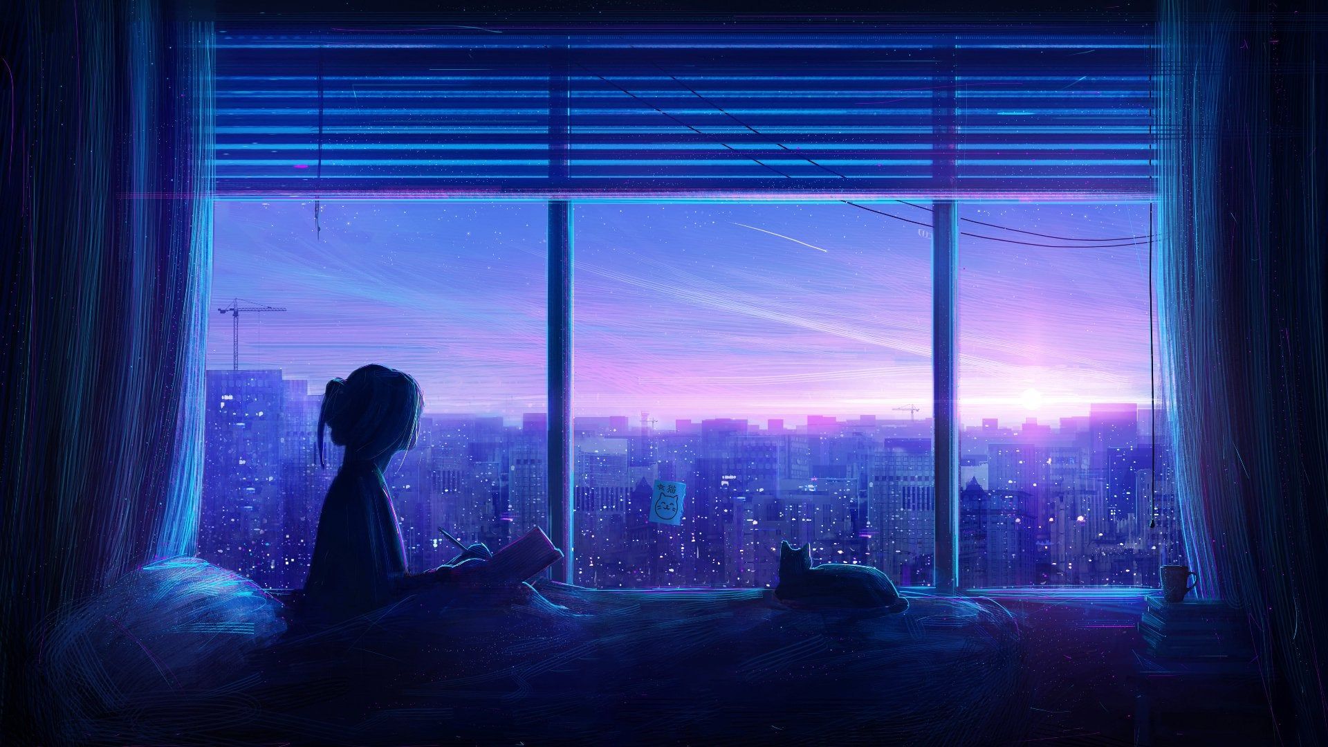 3400x4500 Resolution Lonely Anime Girl in Sunset 3400x4500 Resolution  Wallpaper - Wallpapers Den