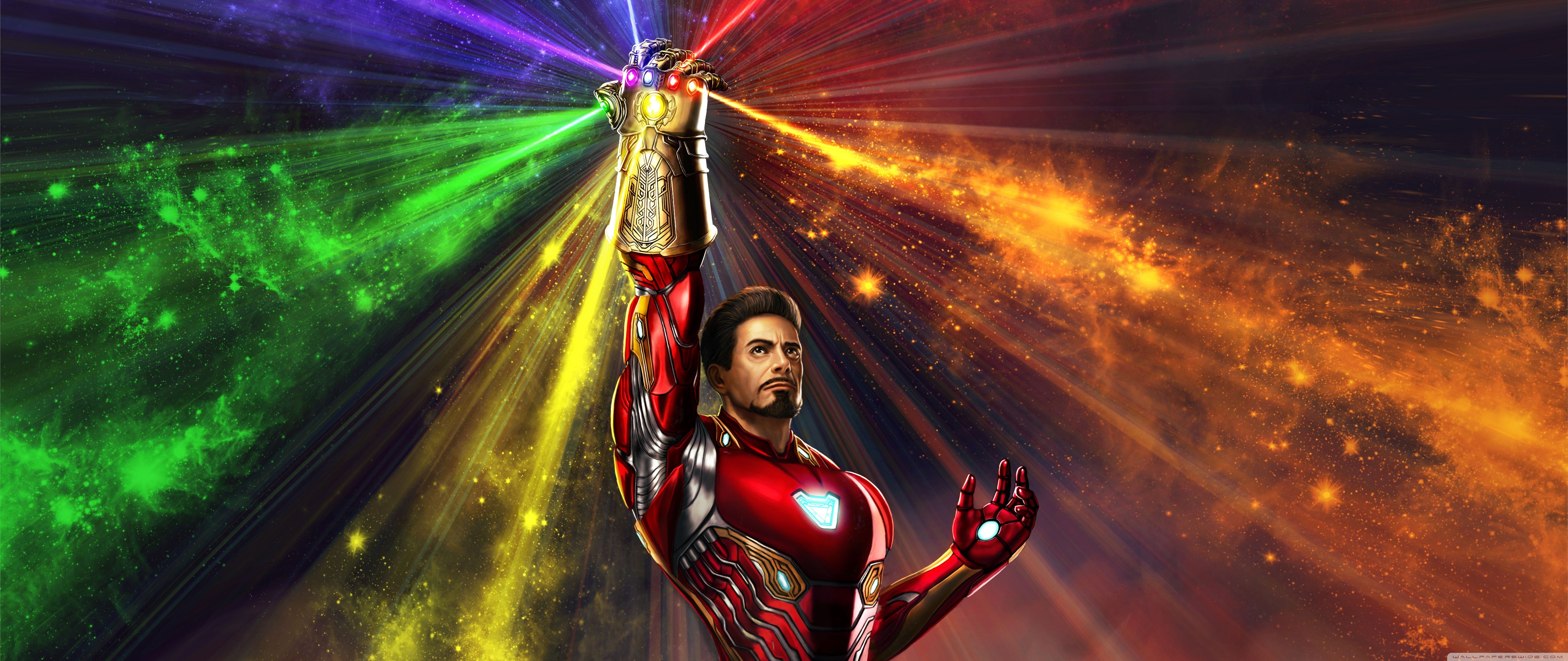 Iron Man Infinity Gauntlet Ultra HD Desktop Background Wallpaper for 4K UHD TV, Multi Display, Dual Monitor
