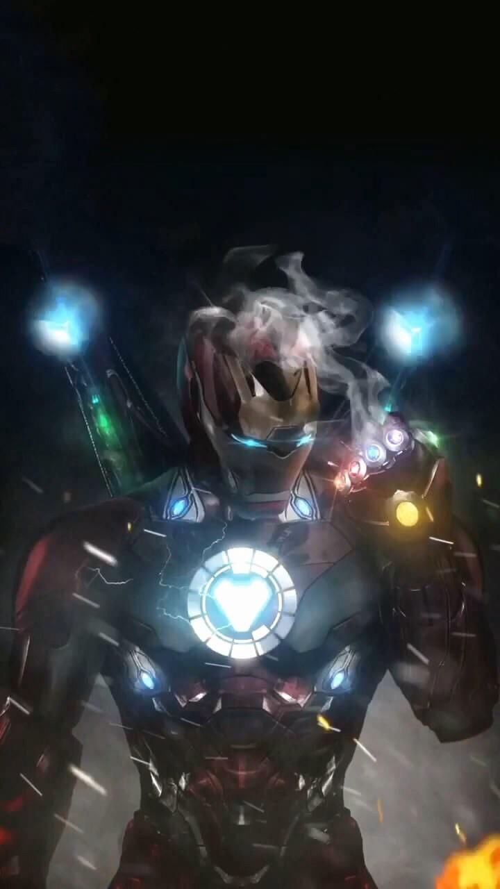 Iron man with infinity gauntlet background. Marvel comics wallpaper, Marvel artwork, Marvel superhero posters