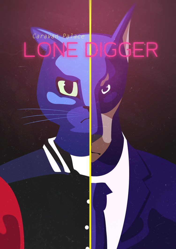 Caravan Palace Lone Digger. Caravan, Studio Killers, Concept Art Characters