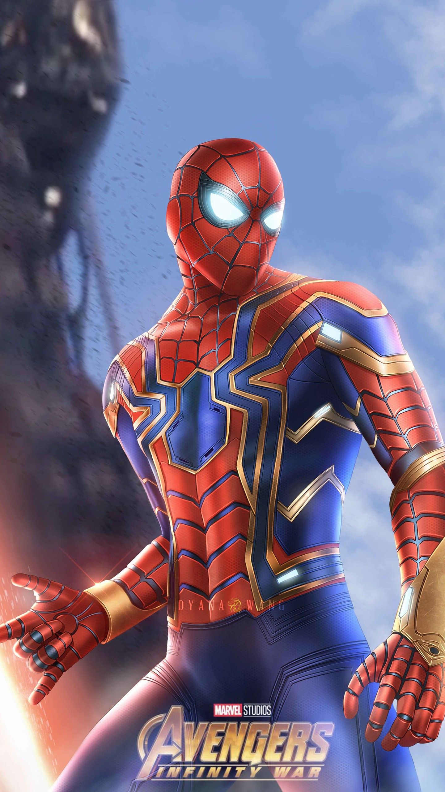 Spider Man Infinity War Armor Wallpaper