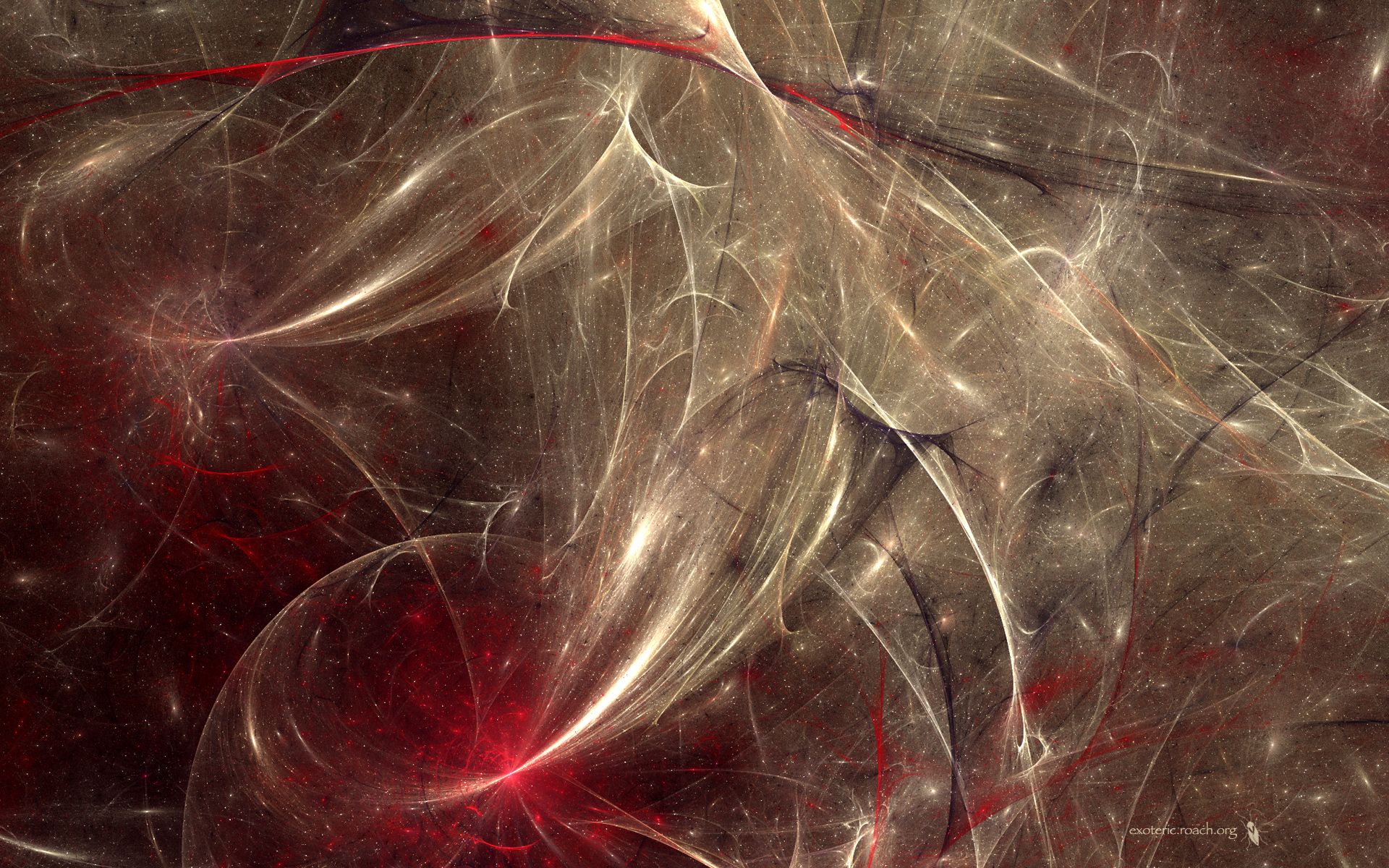 abstract, red, gold, lines wallpaper