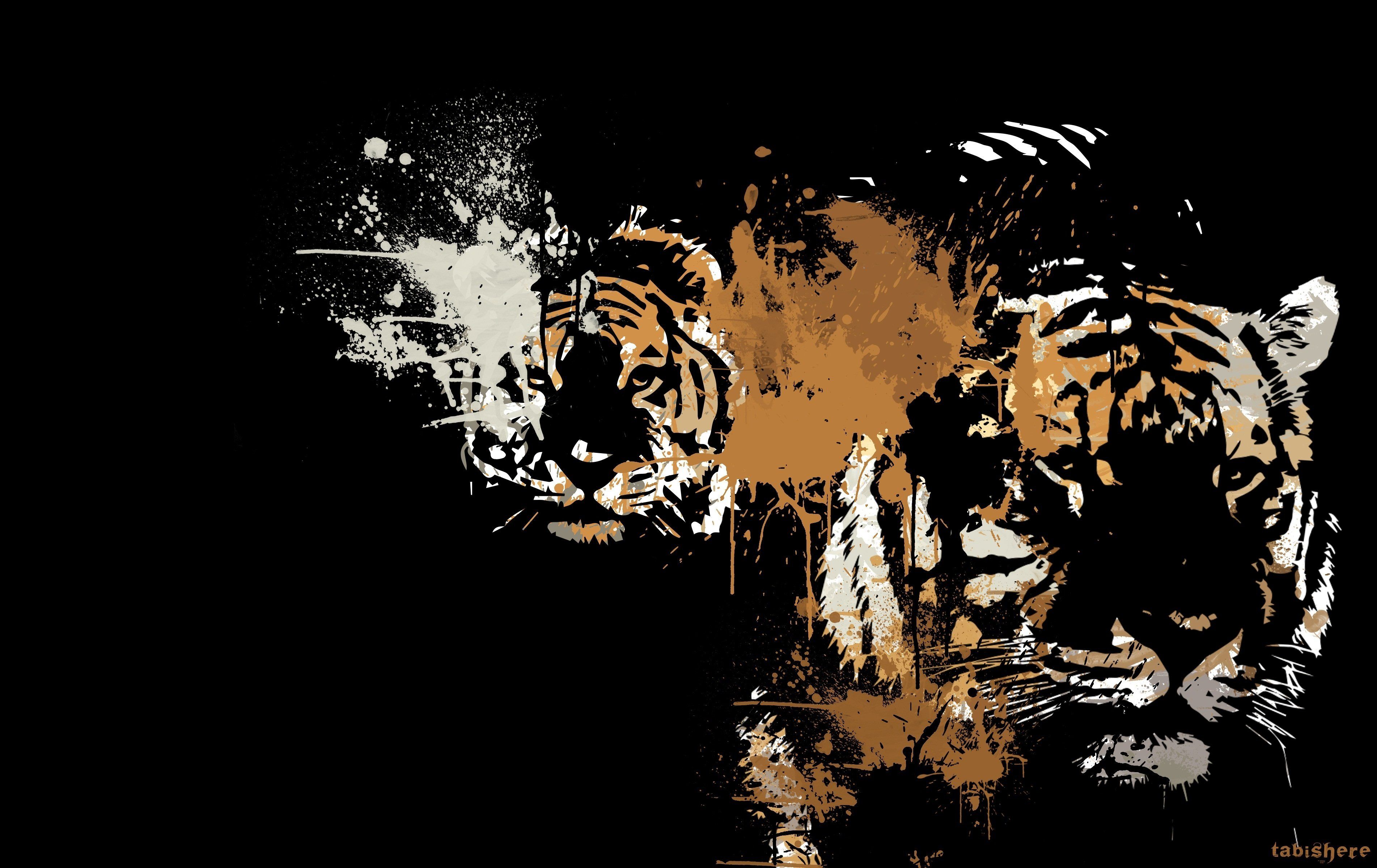 Vector Graphics Tigers Animals tiger wallpaperx2400