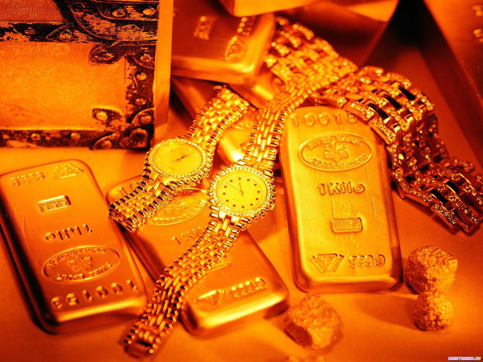 Gold money wallpaper