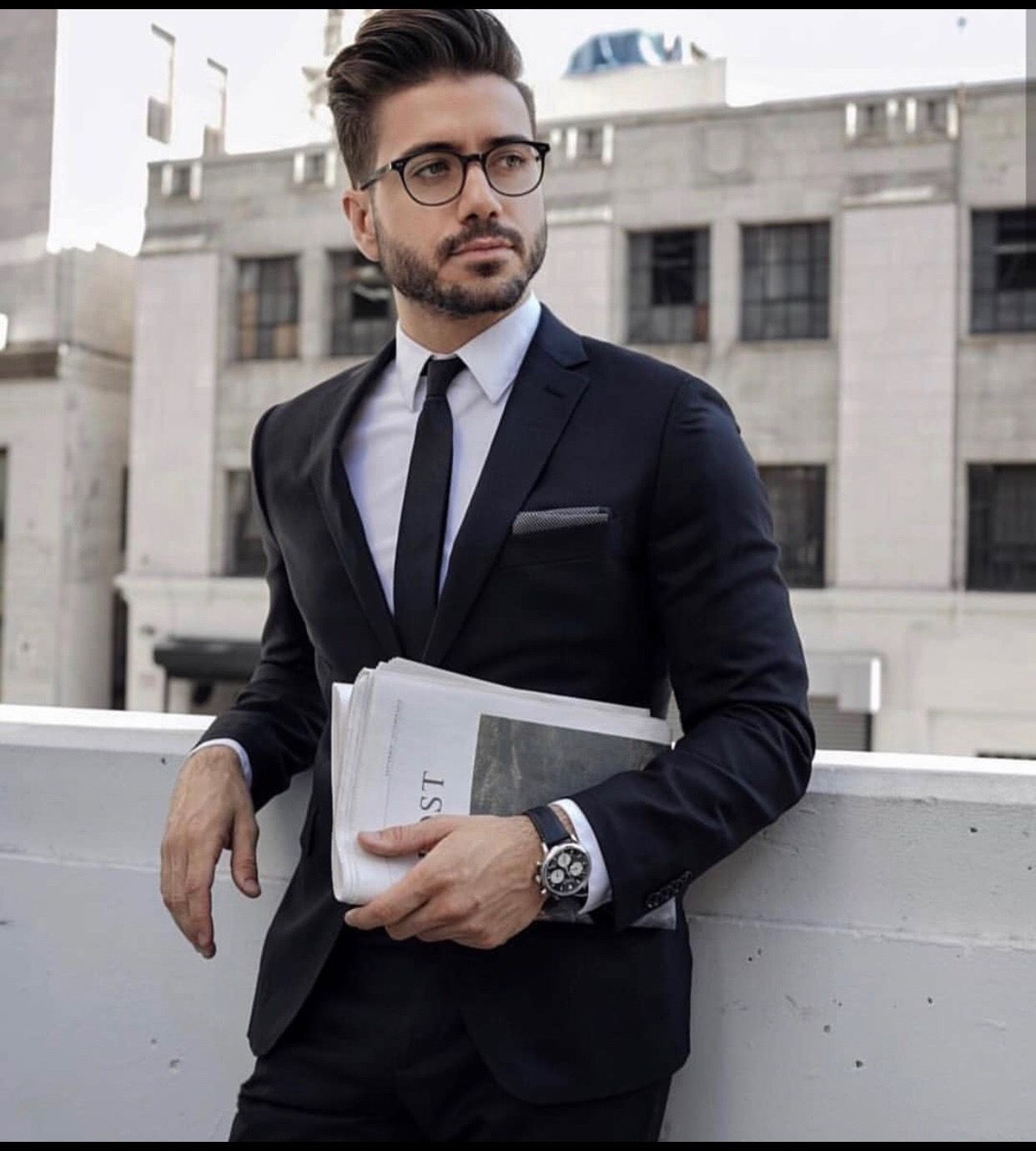 Alex Costa. Black and white suit, Designer suits for men, Mens outfit inspiration
