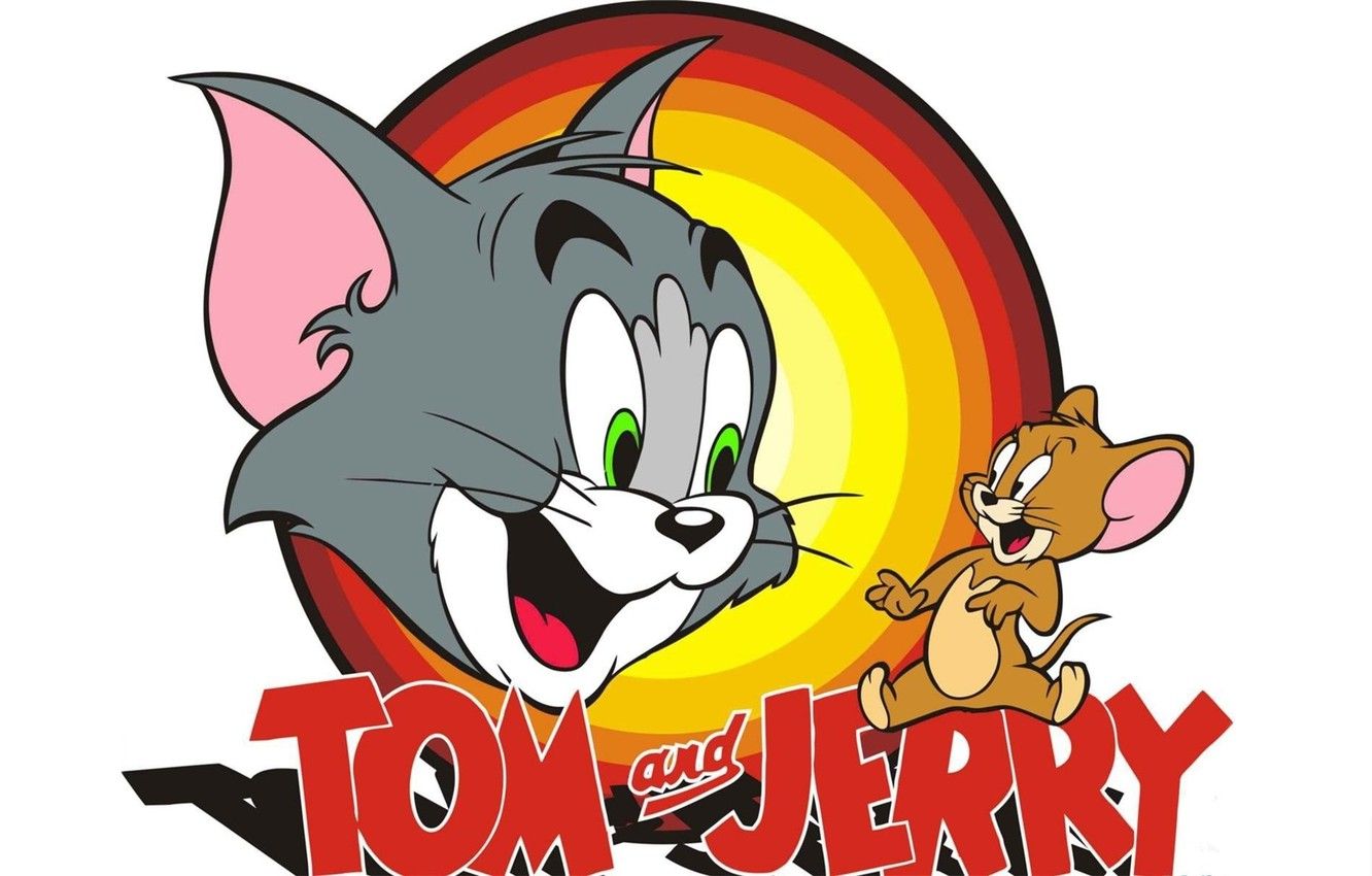 Wallpaper cat, cartoon, mouse, white background, saver, Tom and Jerry, Tom and Jerry image for desktop, section фильмы