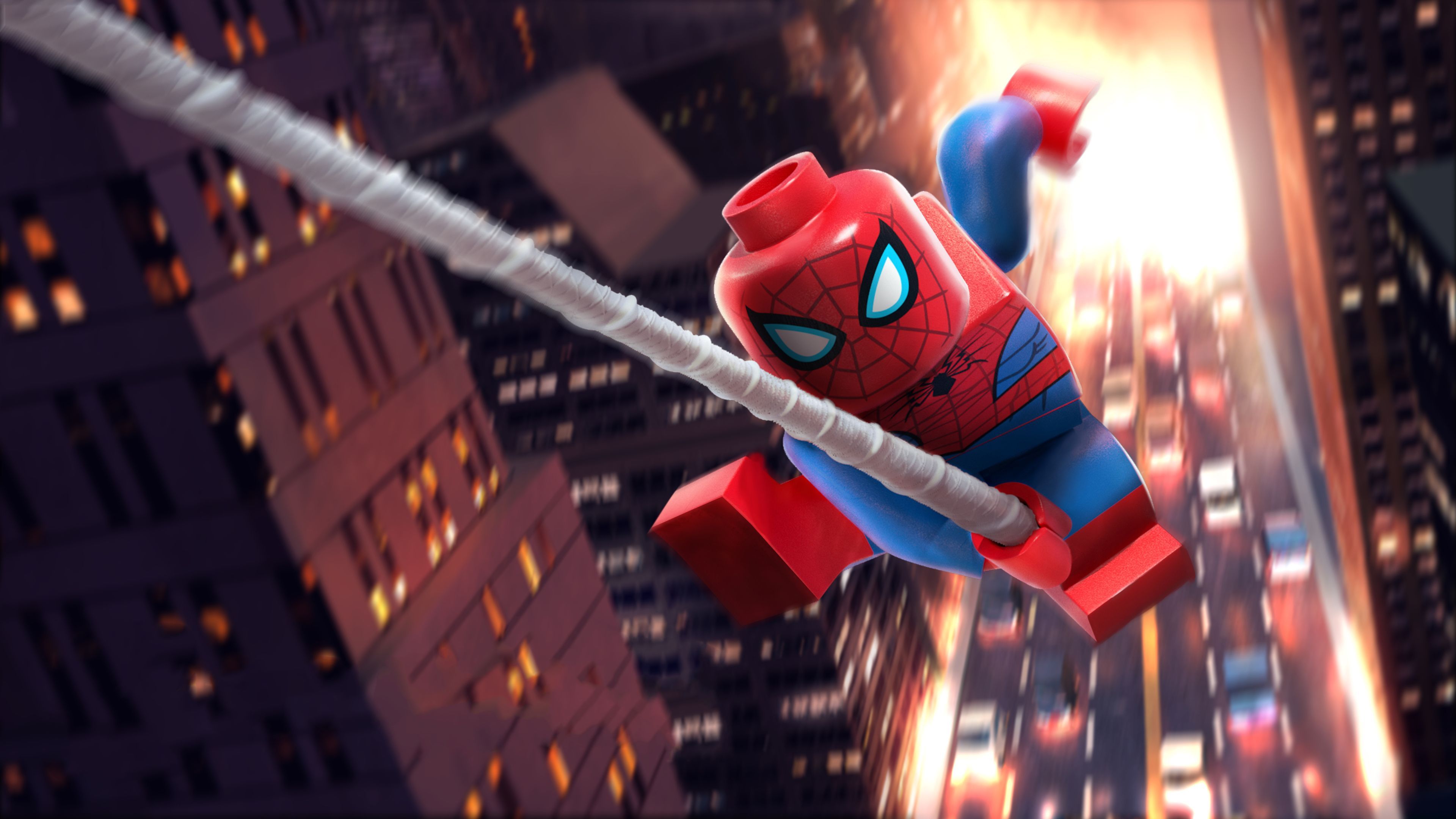 Lego Spiderman 5k superheroes wallpapers, spiderman wallpapers, lego wallpa...