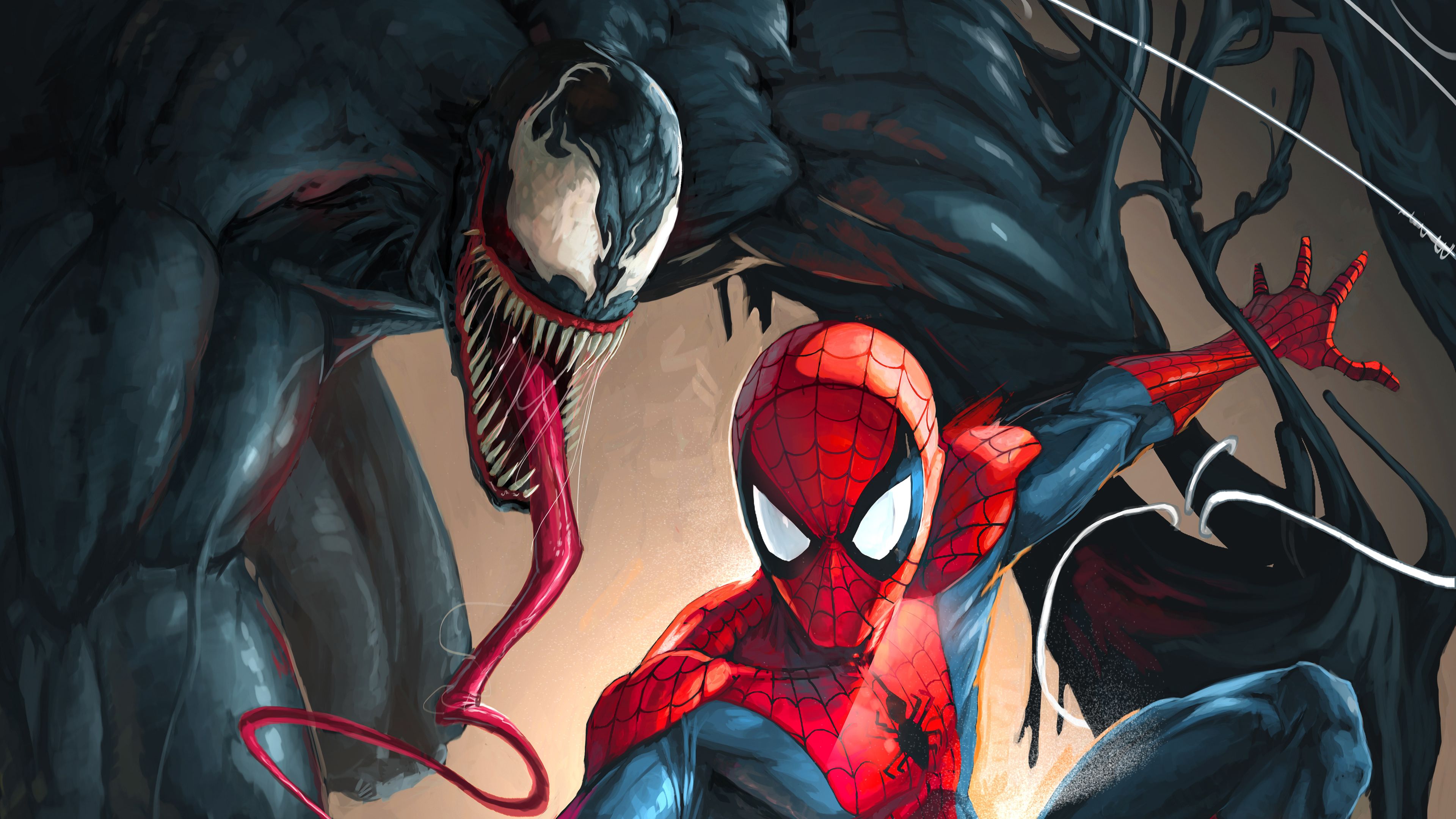 SpiderMan Venom Symbiote 4K Wallpaper 61990