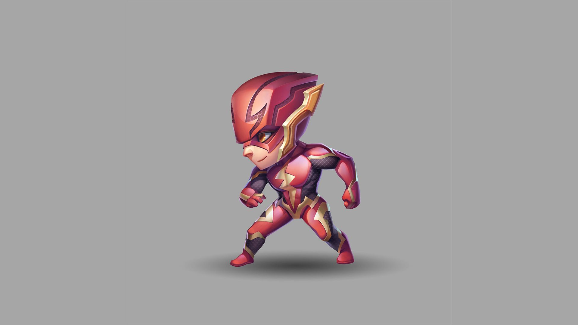 Flash Cute Art, HD Superheroes, 4k Wallpaper, Image, Background, Photo and Picture