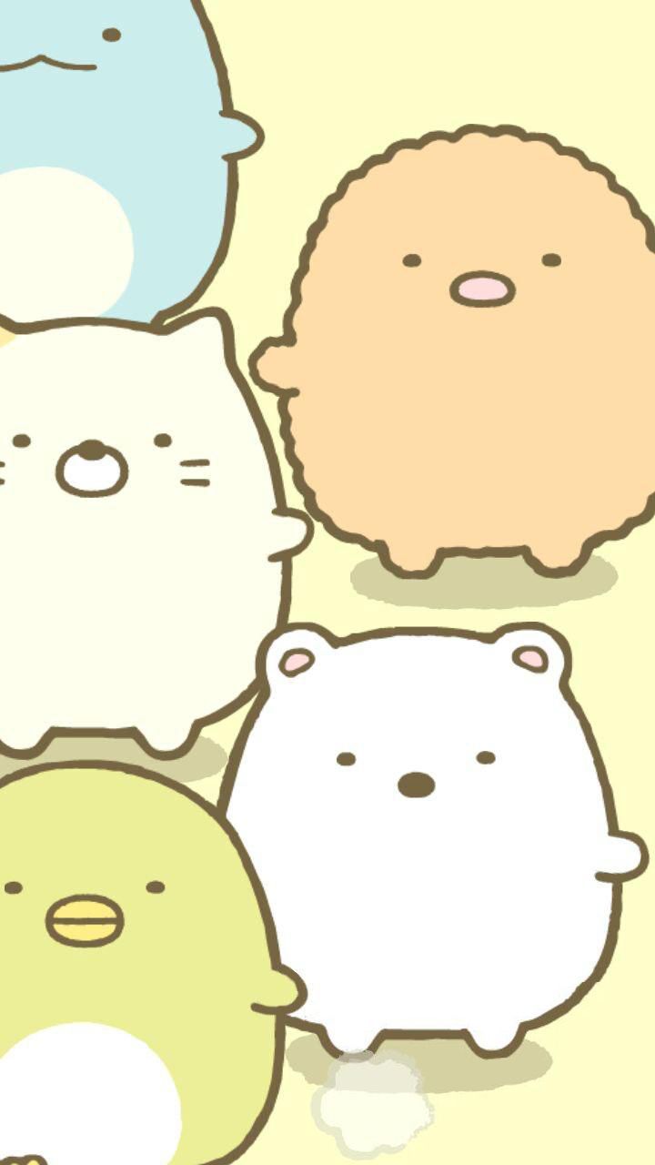 Sumikko gurashi ♥. Cute cartoon wallpaper, Cute wallpaper, Cute background