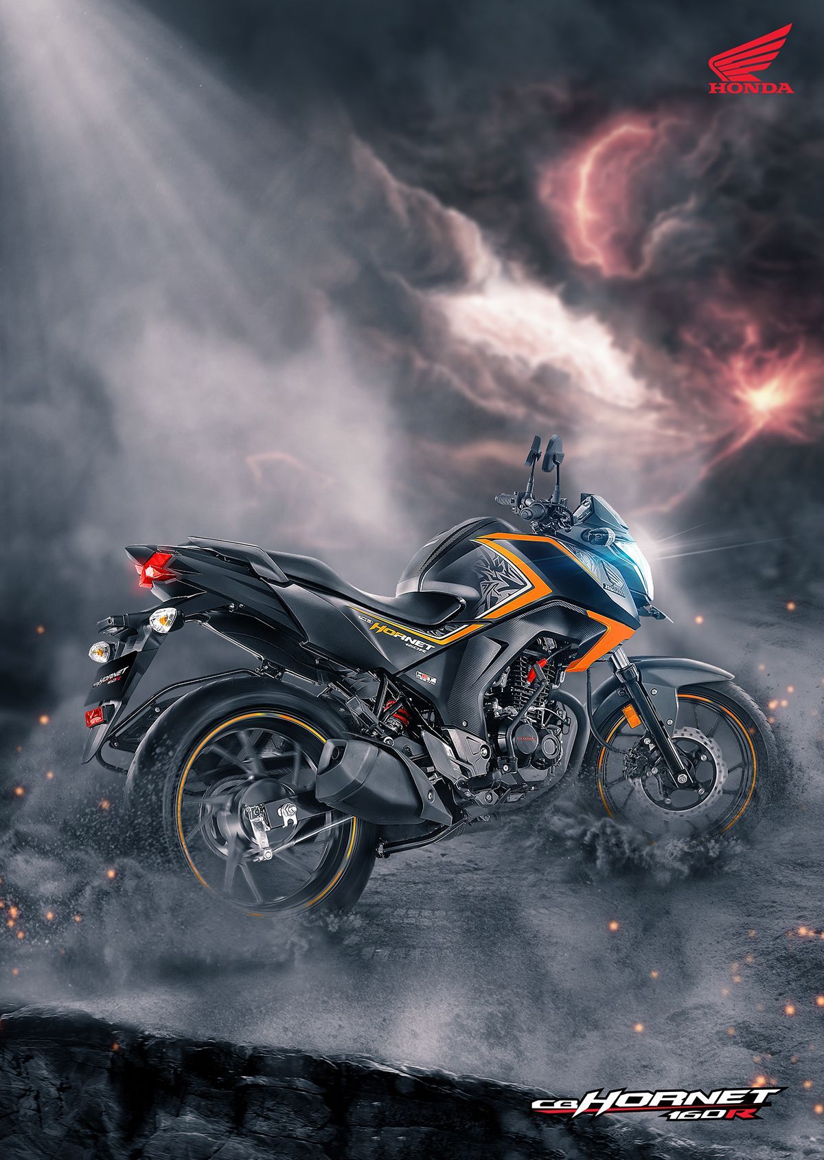 Honda Hornet 160R. New background image, Blur photo background, Love background image