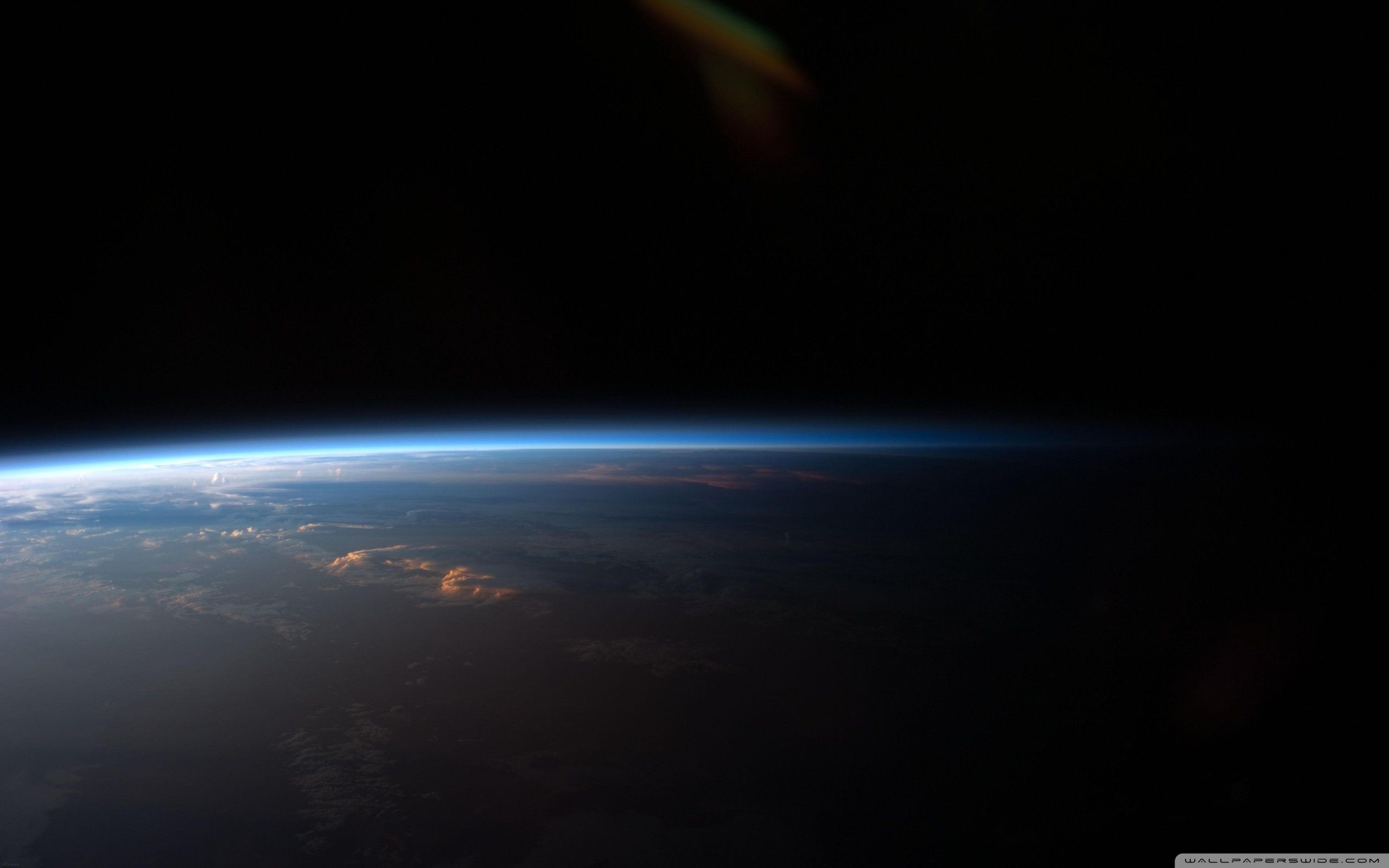 Earth Day And Night From Space Wallpaper Full HD 2560x1600