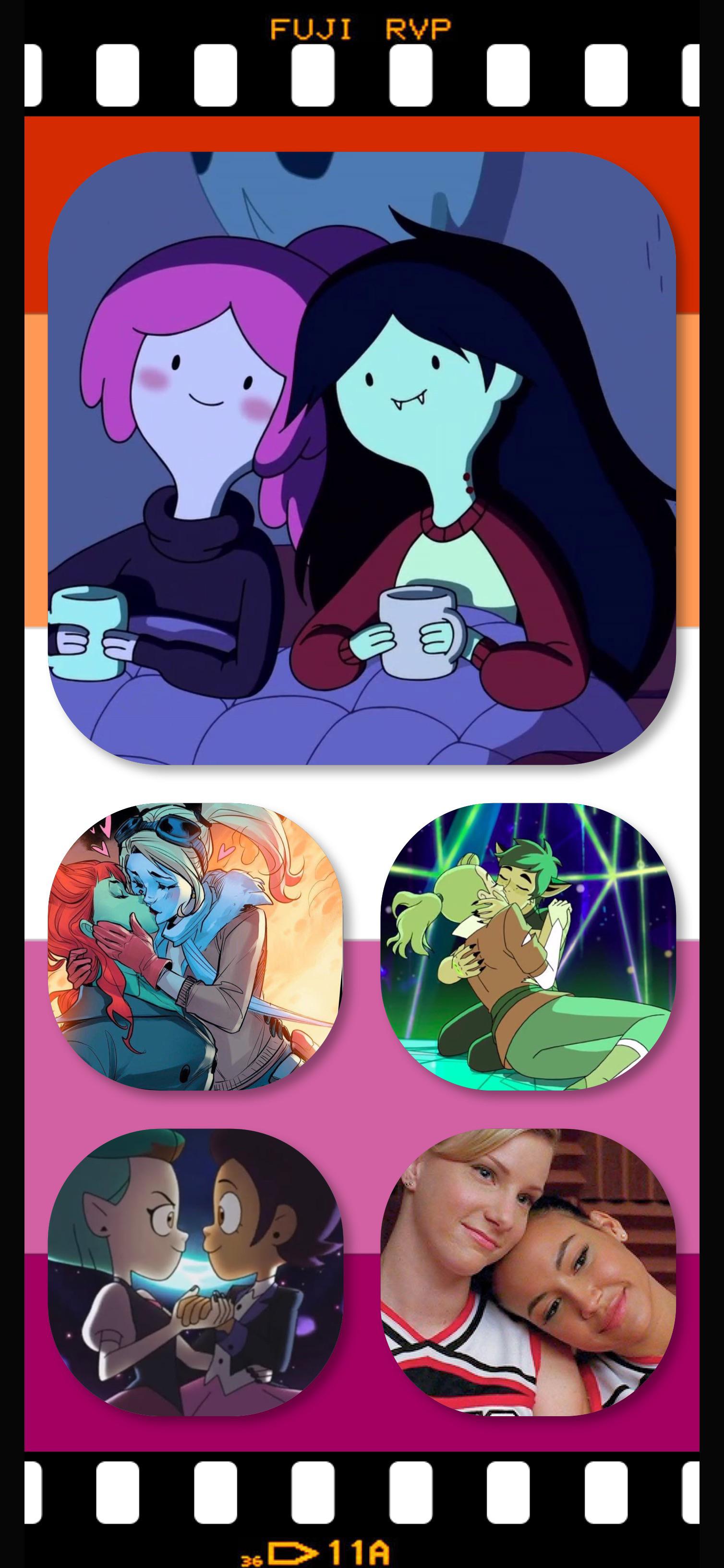 Decided to make myself a wallpaper of all my favourite gay canon ships ( lumity is basically canon at this point)