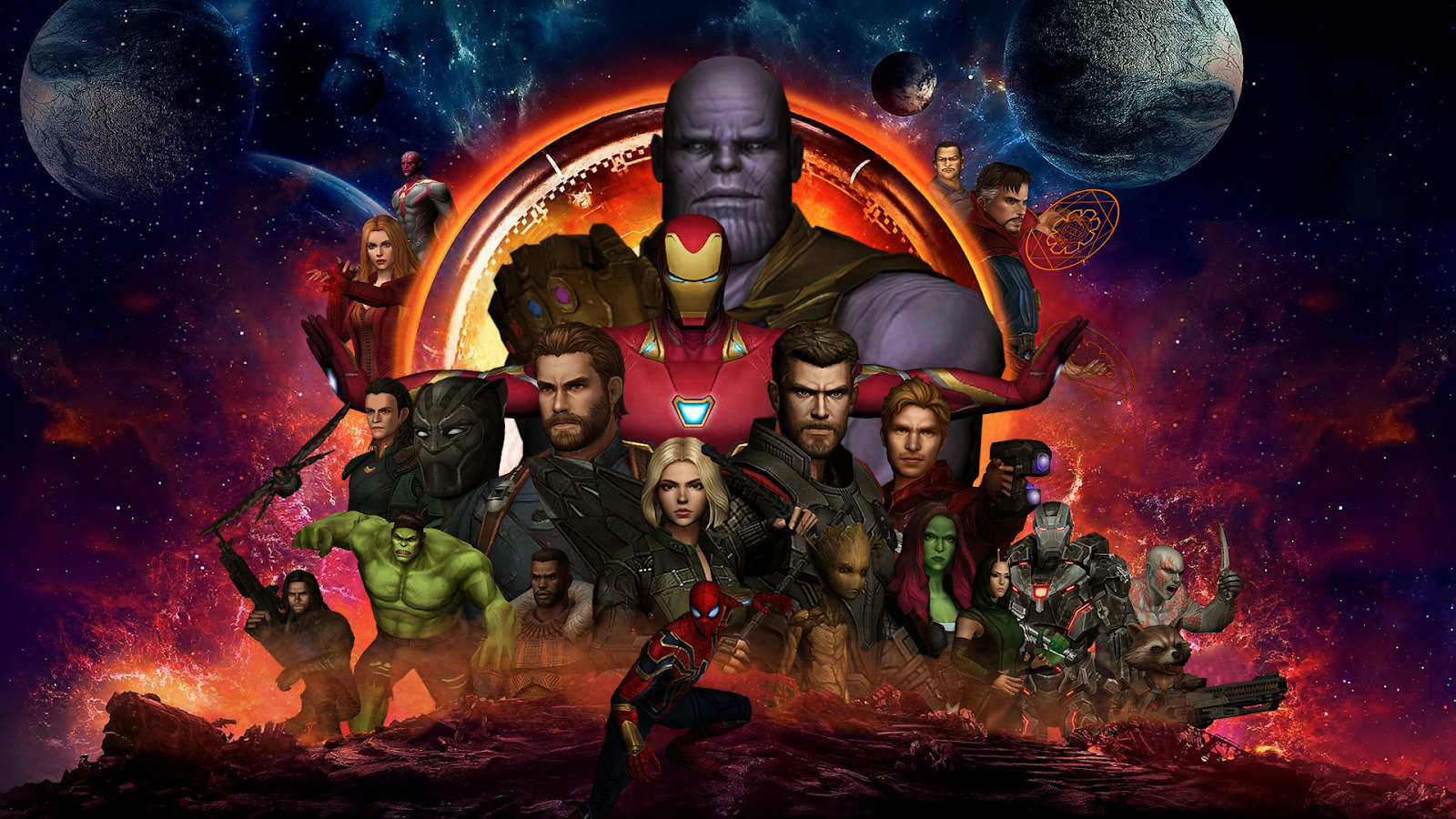 GTA Amazing: Avengers Infinity War Skin Pack Future Fight