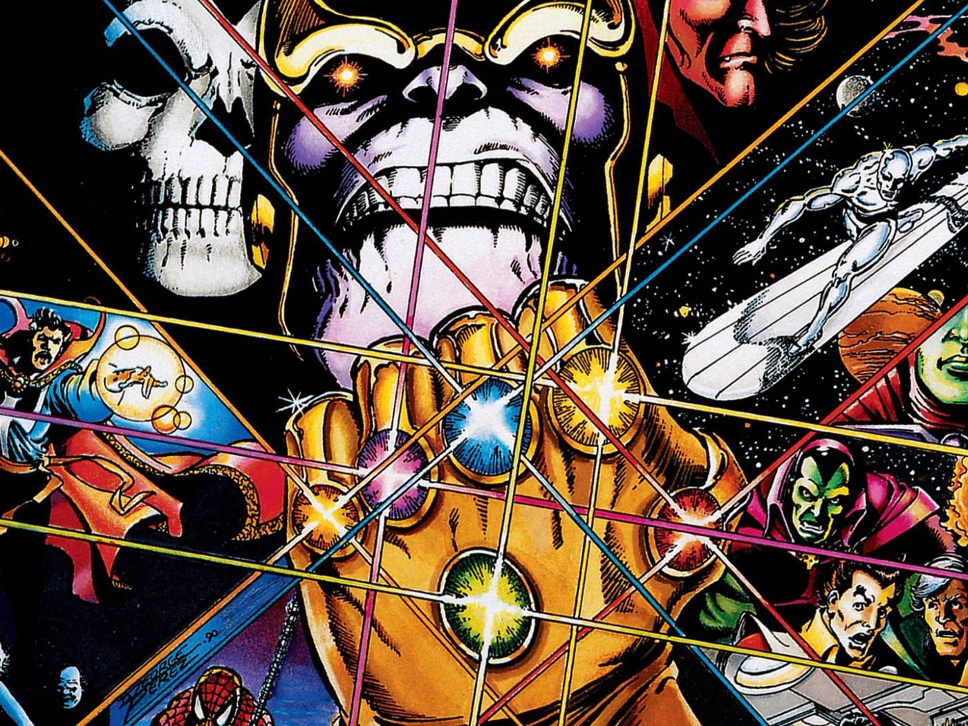 How does Avengers: Endgame and Infinity War end in the comics?