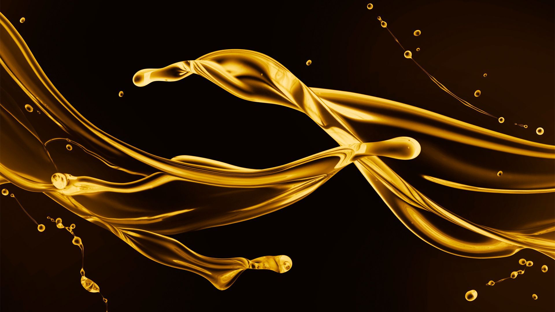 HP Spectre Liquid Gold Wallpapers