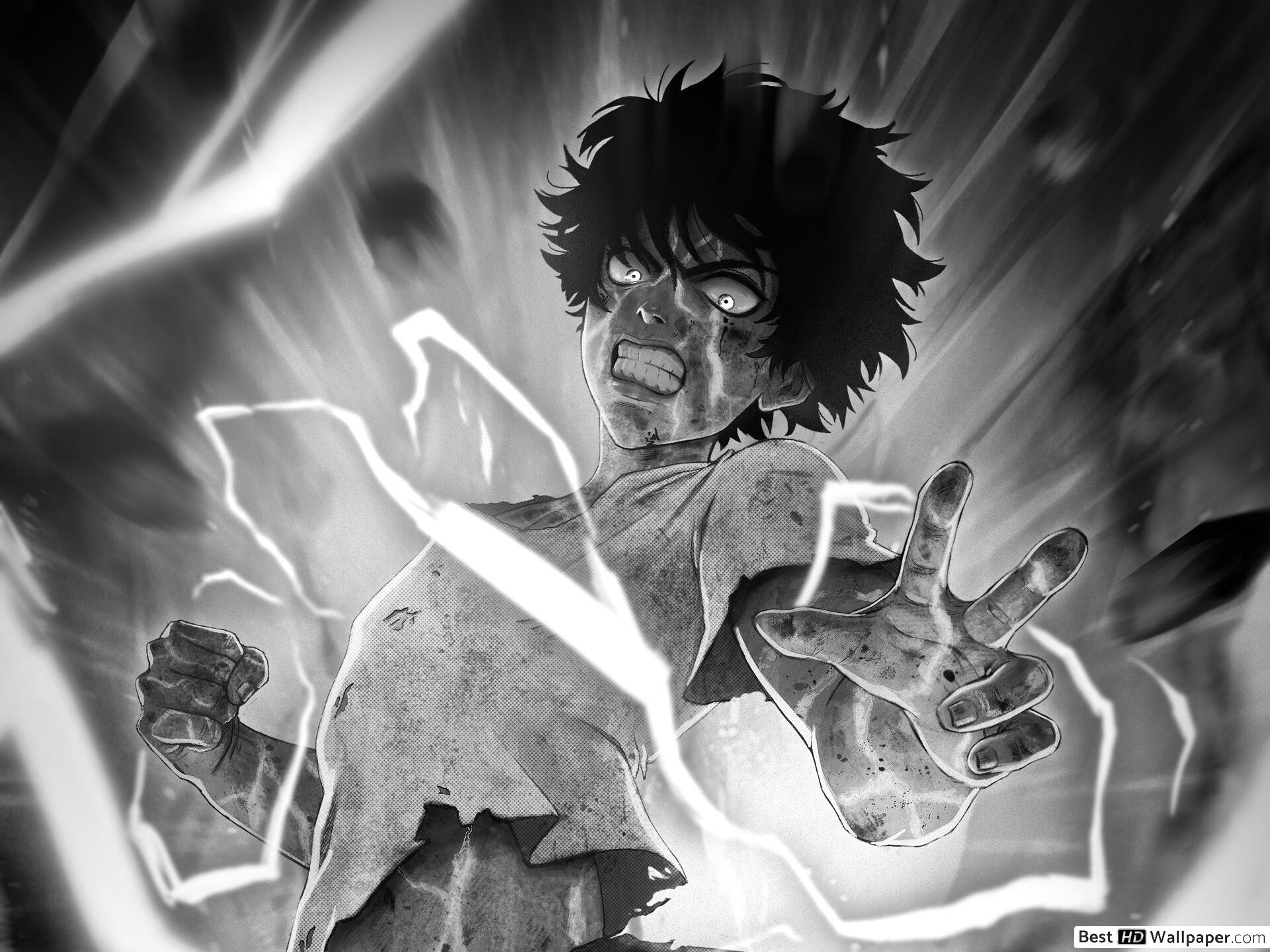 Izuku Midoriya Black & White Art HD wallpaper download