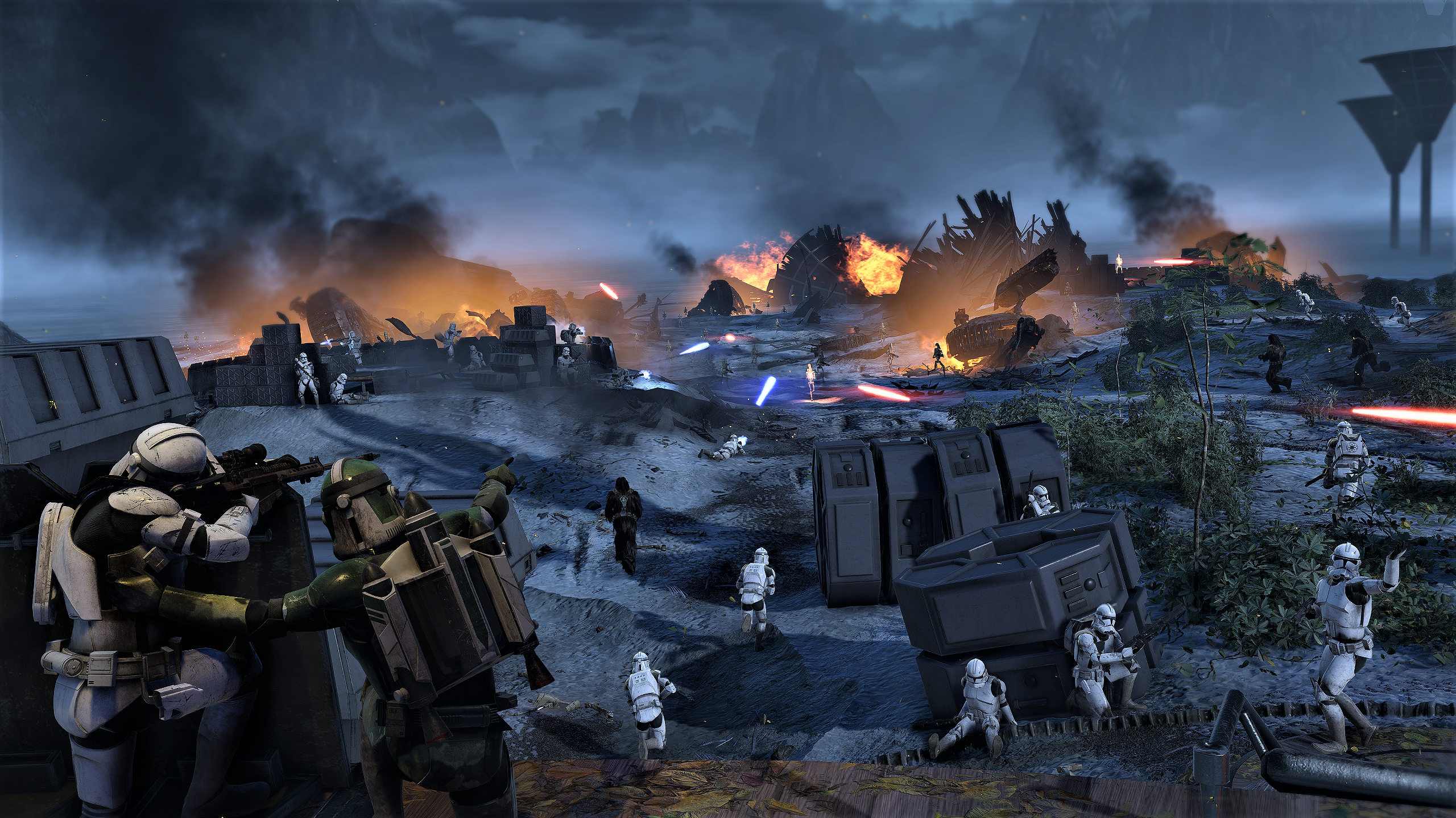 The Battle Of Kashyyyk! Created Using , 15 Custom Animated Poses, And Lots Of Love