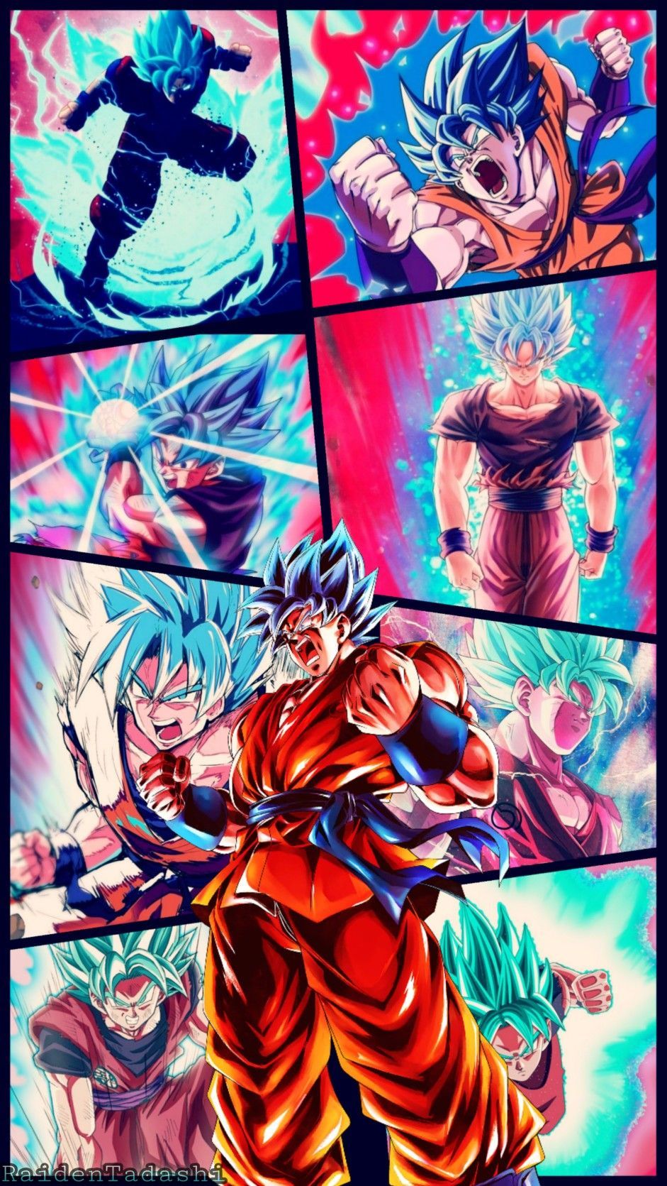 Goku SSGSS Kaioken Wallpaper Made By RaidenTadashi. Anime dragon ball super, Anime dragon ball, Dragon ball super wallpaper