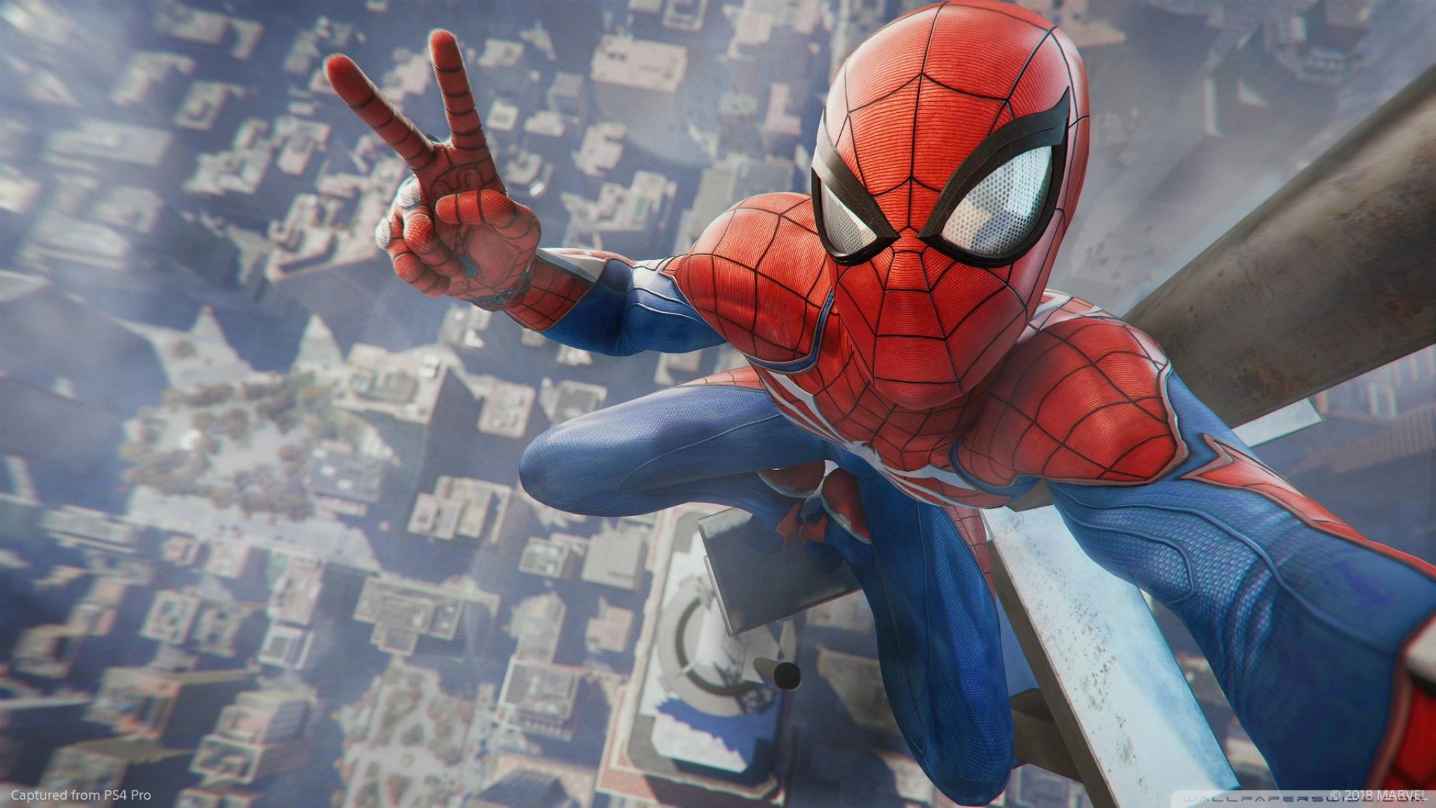 Spider Man Selfie HD Wallpaper [1920x1080]