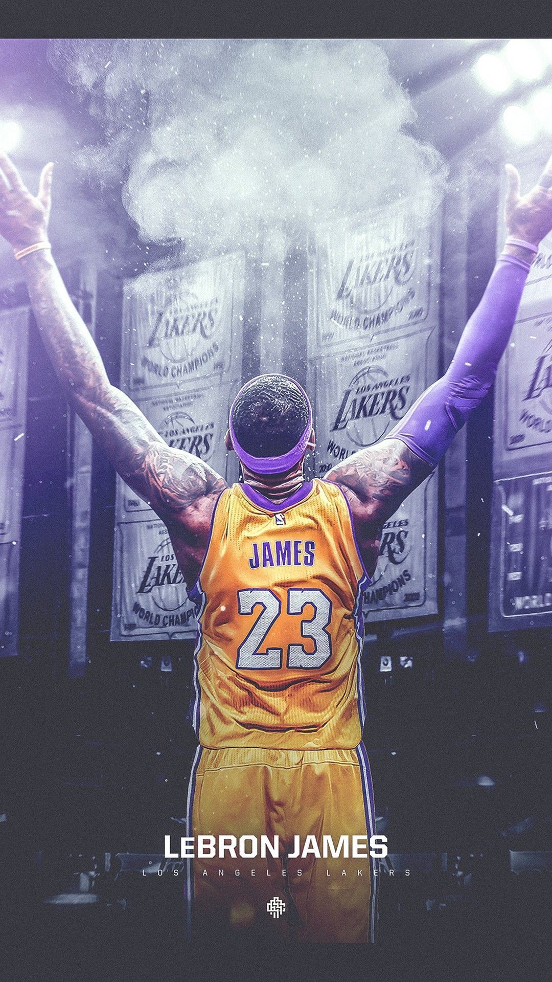 LeBron James LA Lakers HD Wallpaper For iPhone. Lebron james wallpaper, Basketball wallpaper hd, Lebron james poster