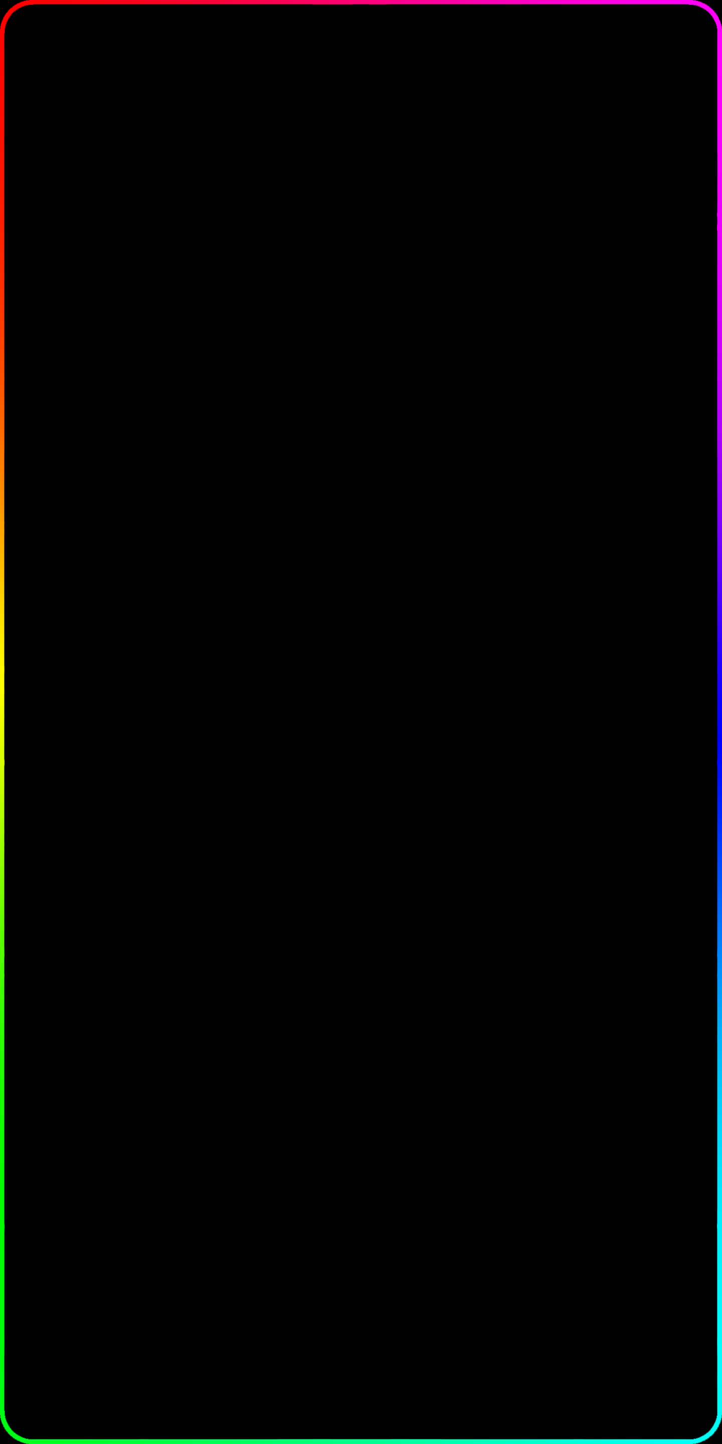 A Rainbow Border Wallpaper I Made For My Own G Thought The Subreddit May Appreciate It. If You Want Any Other Theme, Feel Free To Request!
