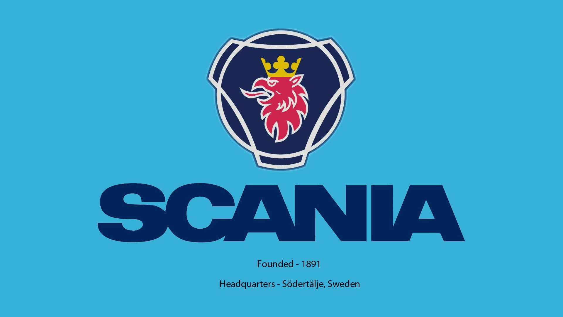 Scania logo wallpaper HD