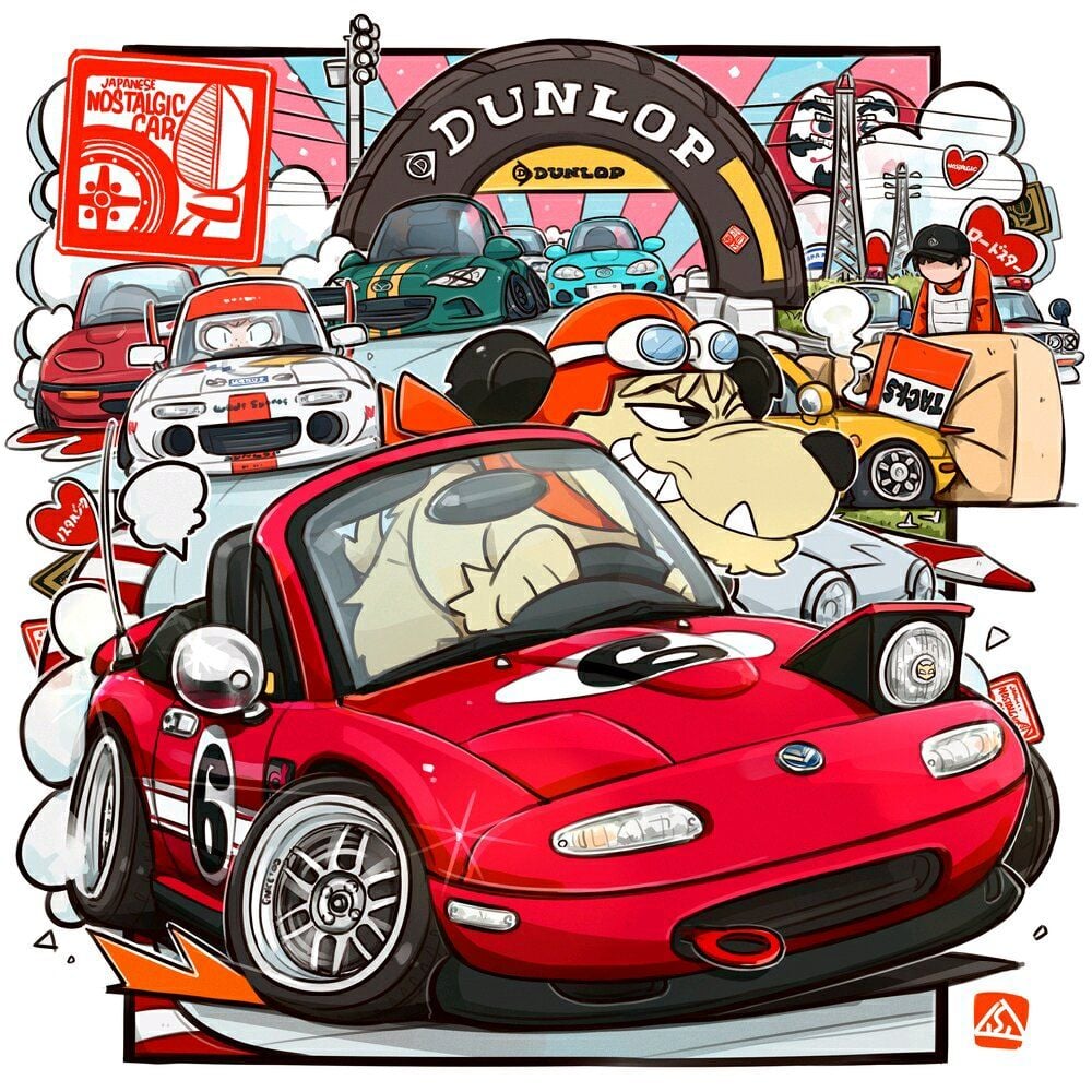 Miata wallpaper. #I love Cartoons