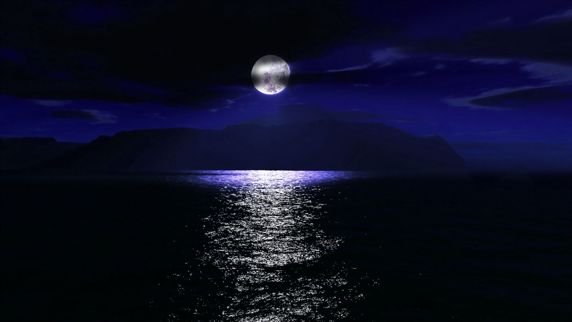 This impressive Dark Night Moon HD Desktop Wallpaper ideal for a HP 1544 - Dark Moon HD Wallpaper