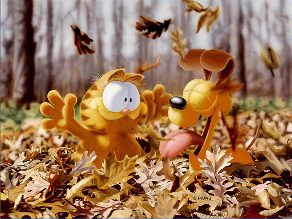 Garfield Autumn. Garfield wallpaper, Garfield and odie, Holiday celebration