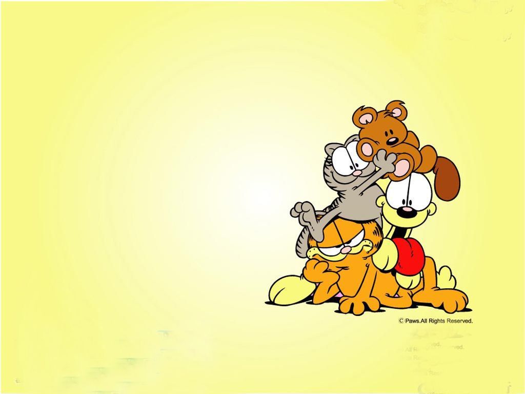 Garfield, Odie, Pooky and Nermal. Garfield wallpaper, Garfield cartoon, Garfield picture